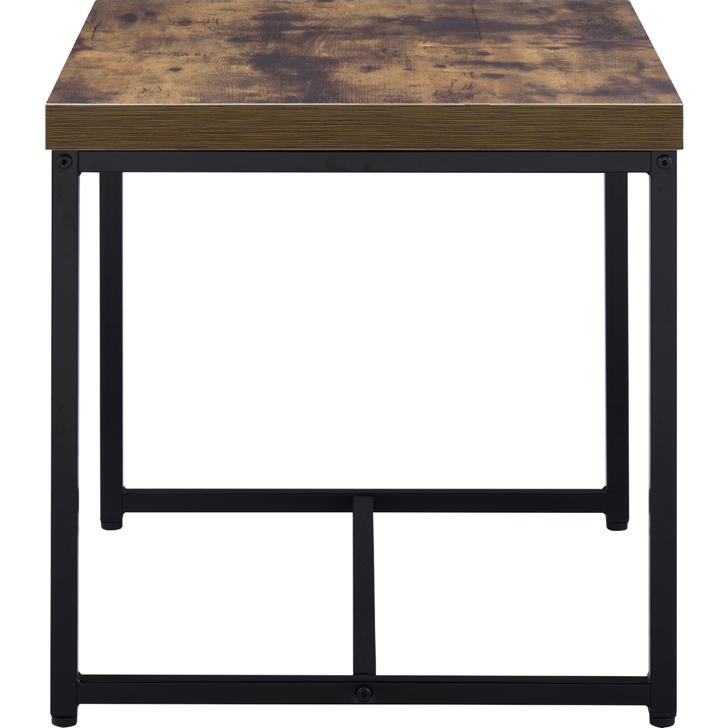 Bob Wood/Metal Rectangular End Table
