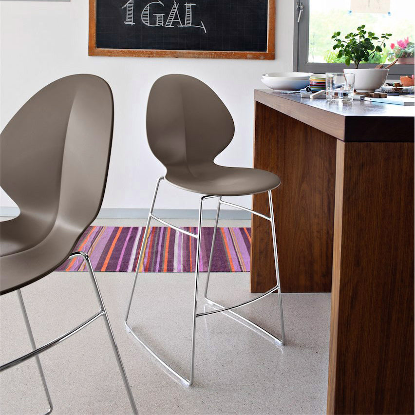 Basil Counter Stool w/ Metal Base