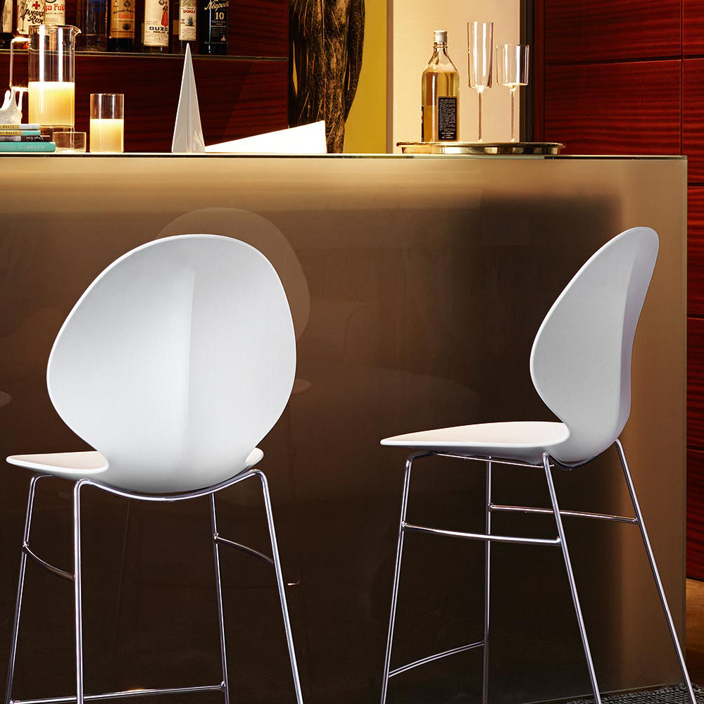 Basil Counter Stool w/ Metal Base