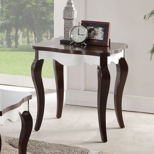 Mathias Wood Rectangular End Table