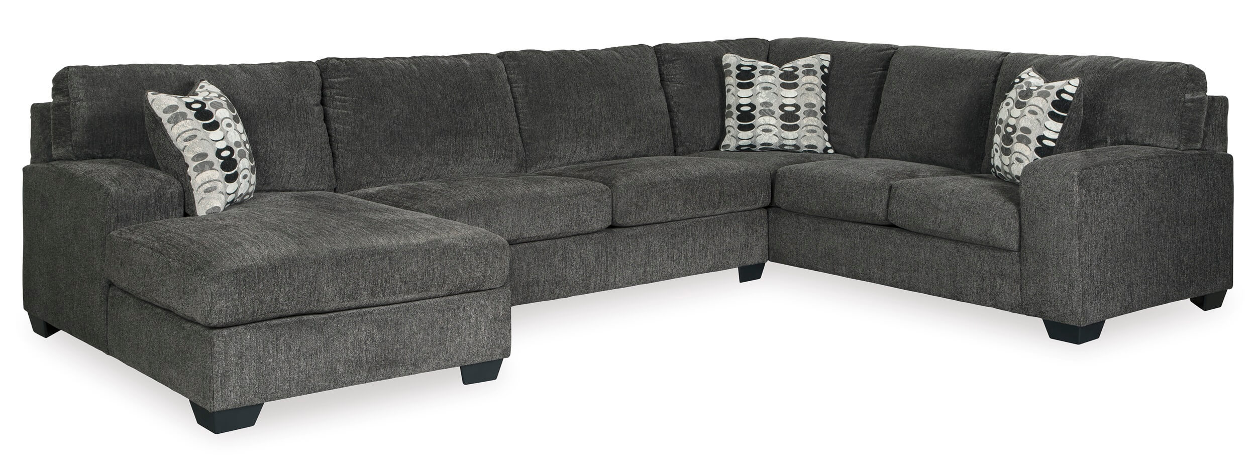 Ballinasloe 3-Piece L-Shaped Sectional Sofa w/Left Chaise