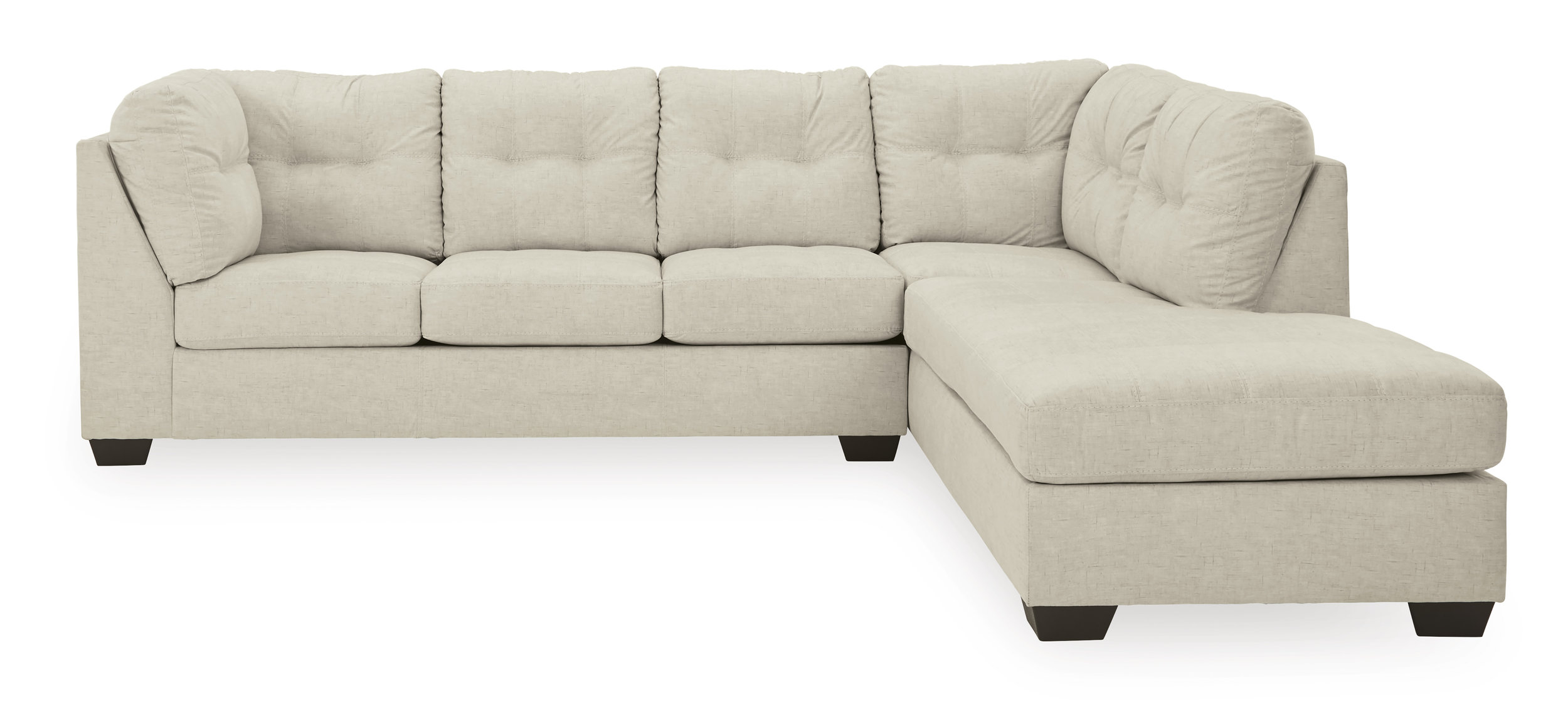 Falkirk Fabric 2-Piece Sectional w/Chaise