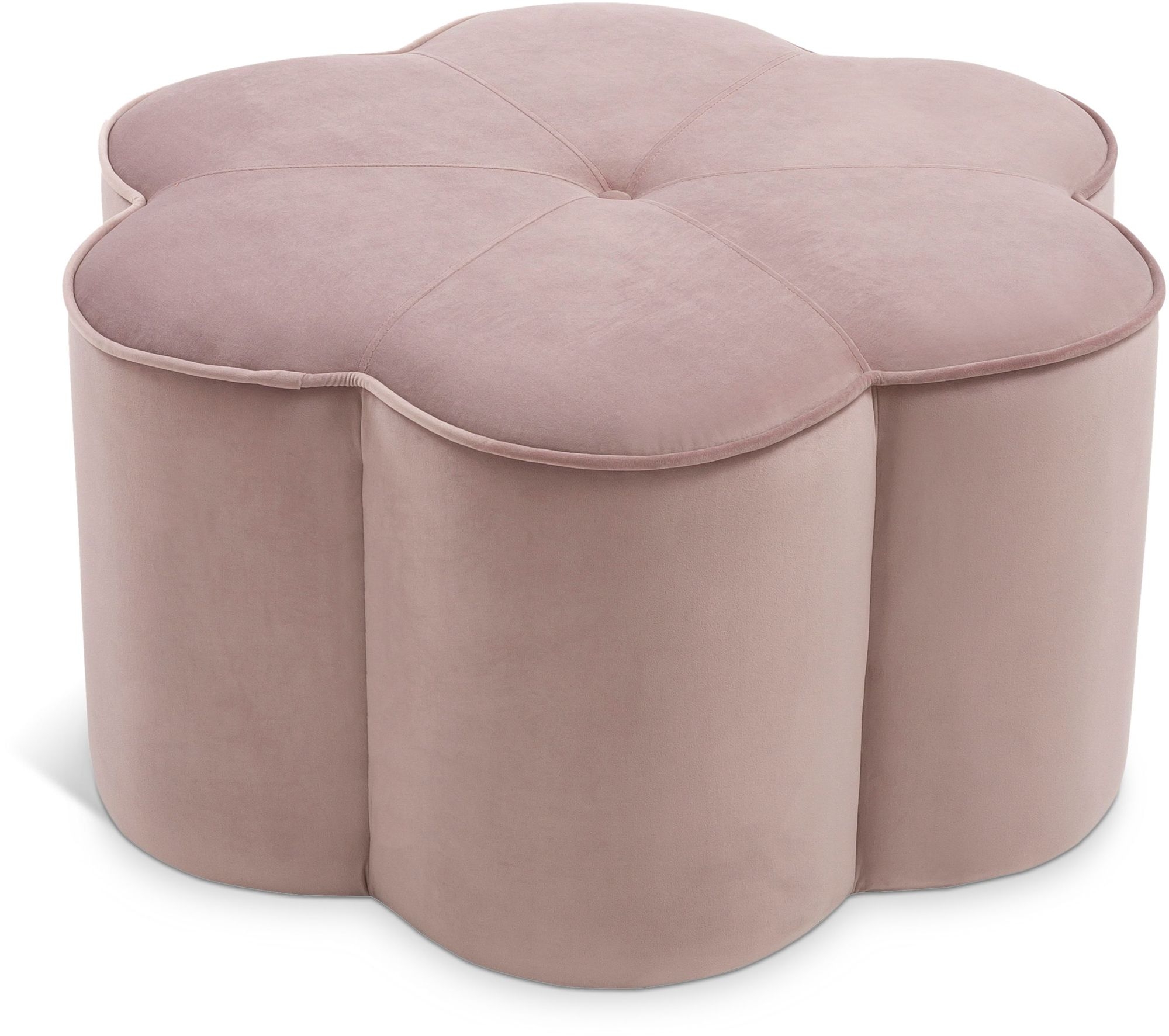 Daisy Velvet Ottoman
