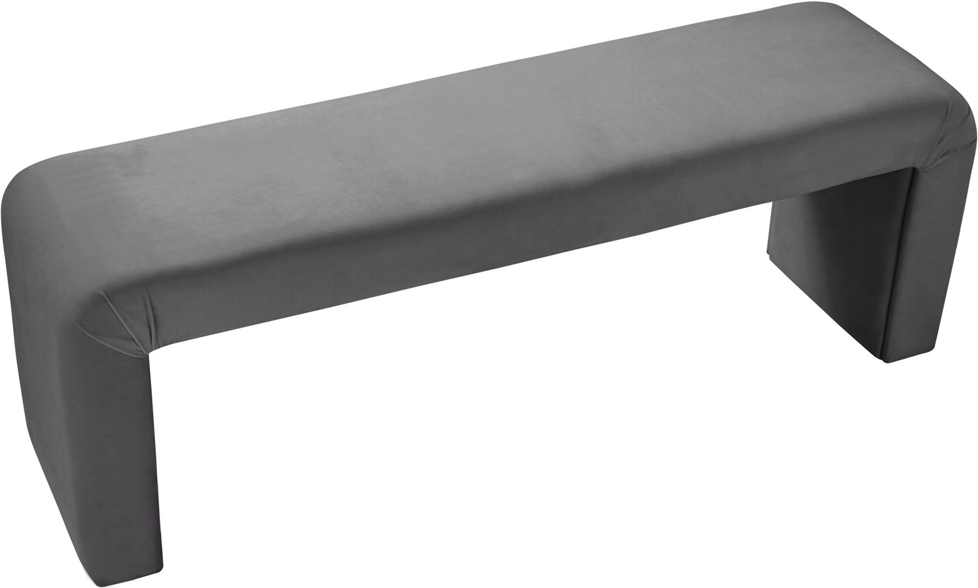 Minimalist Velvet Bench