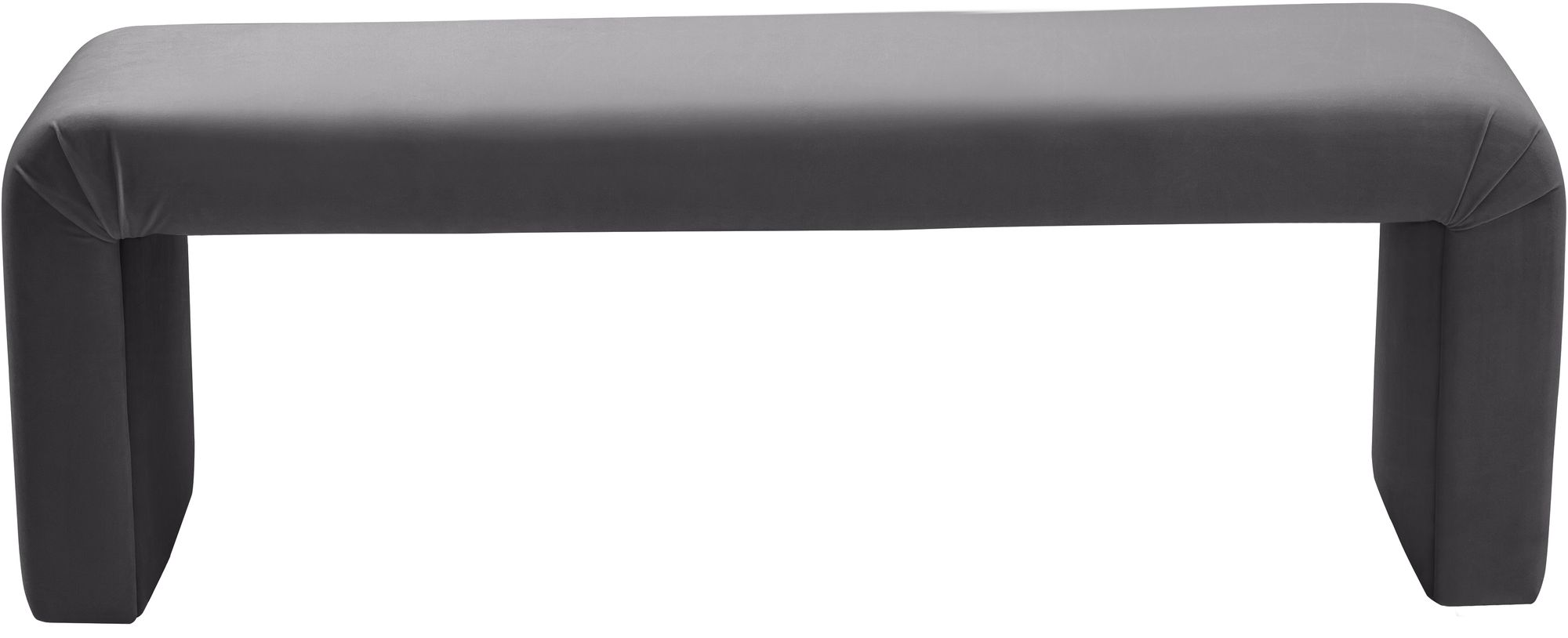 Minimalist Velvet Bench