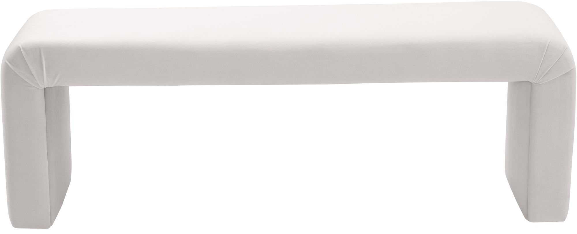 Minimalist Velvet Bench
