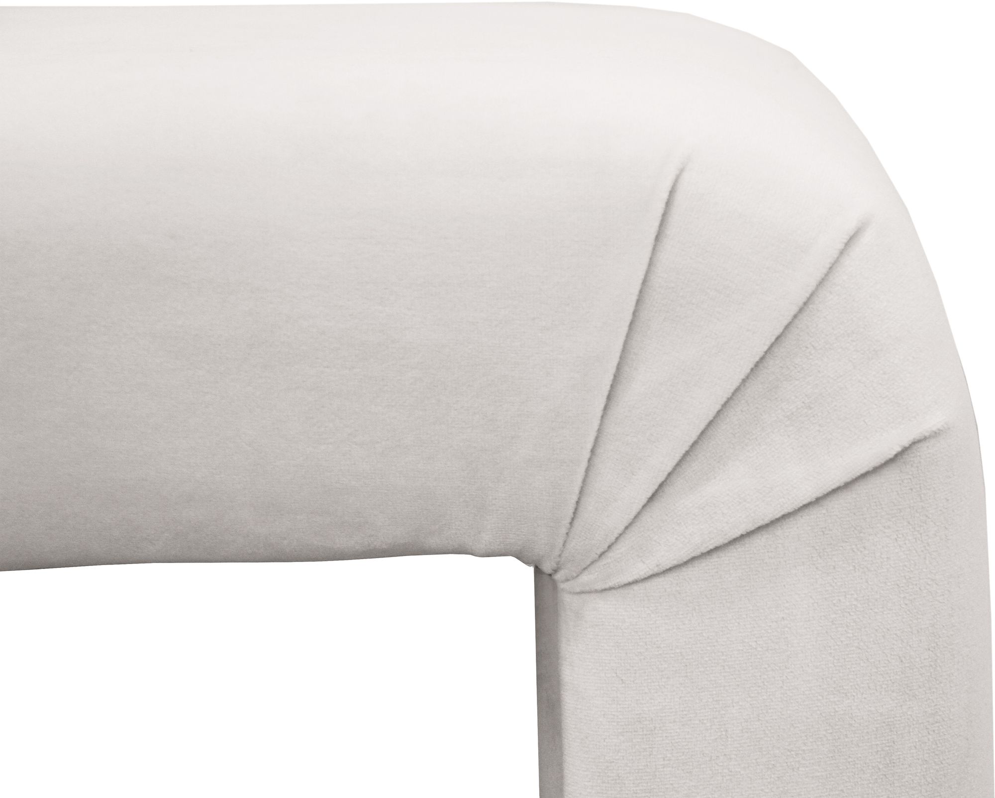 Minimalist Velvet Bench