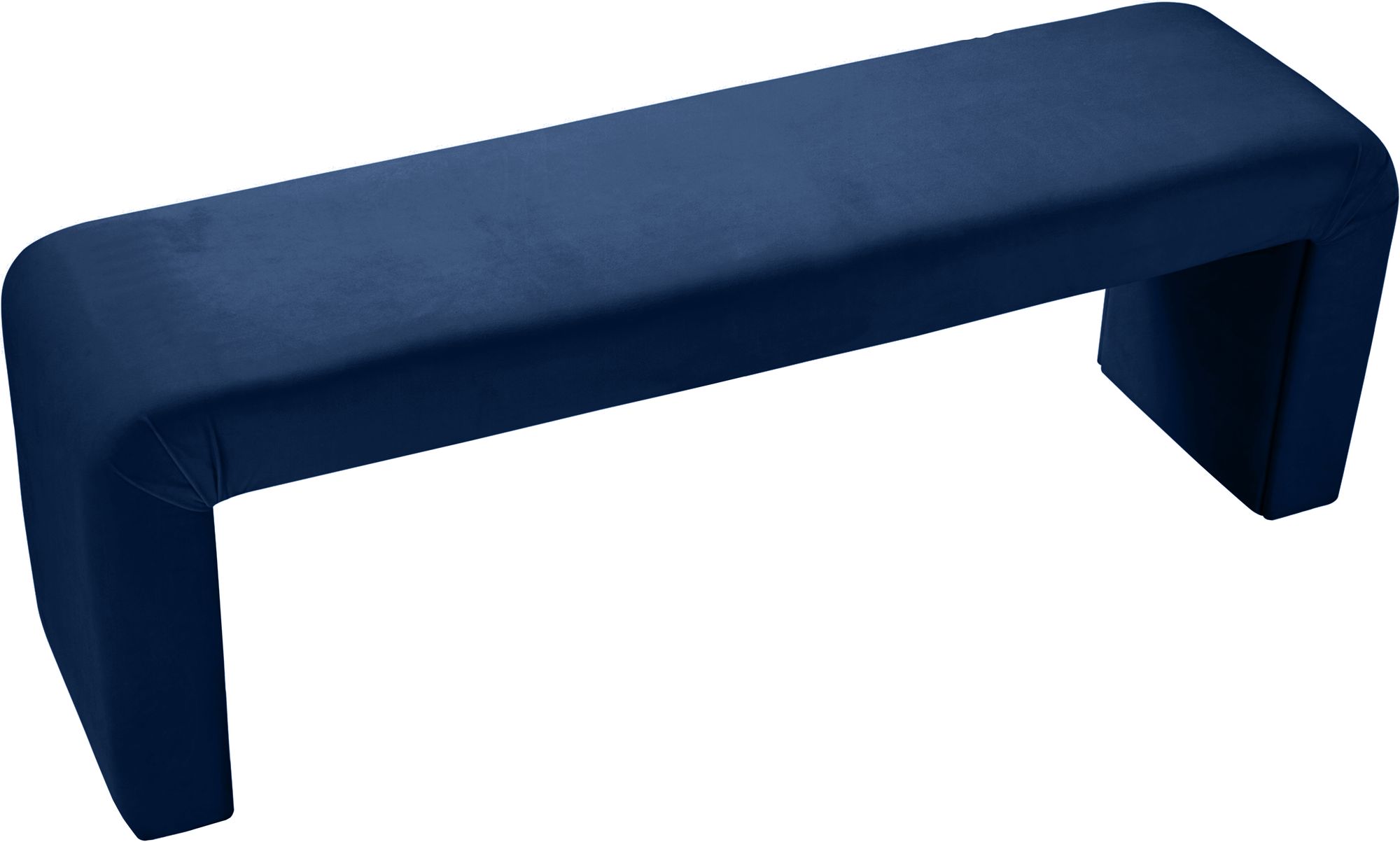 Minimalist Velvet Bench
