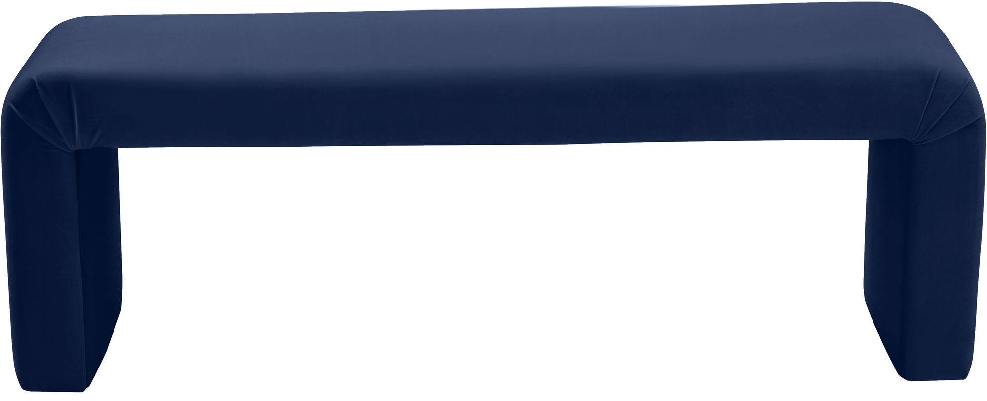 Minimalist Velvet Bench