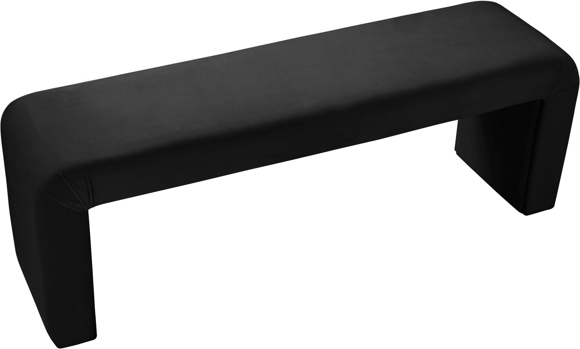 Minimalist Velvet Bench