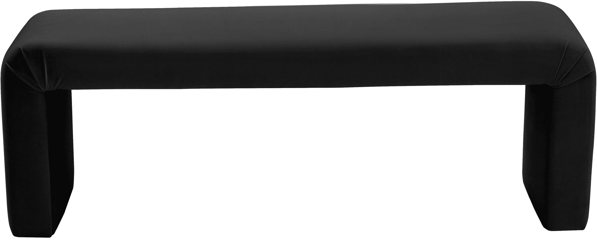 Minimalist Velvet Bench