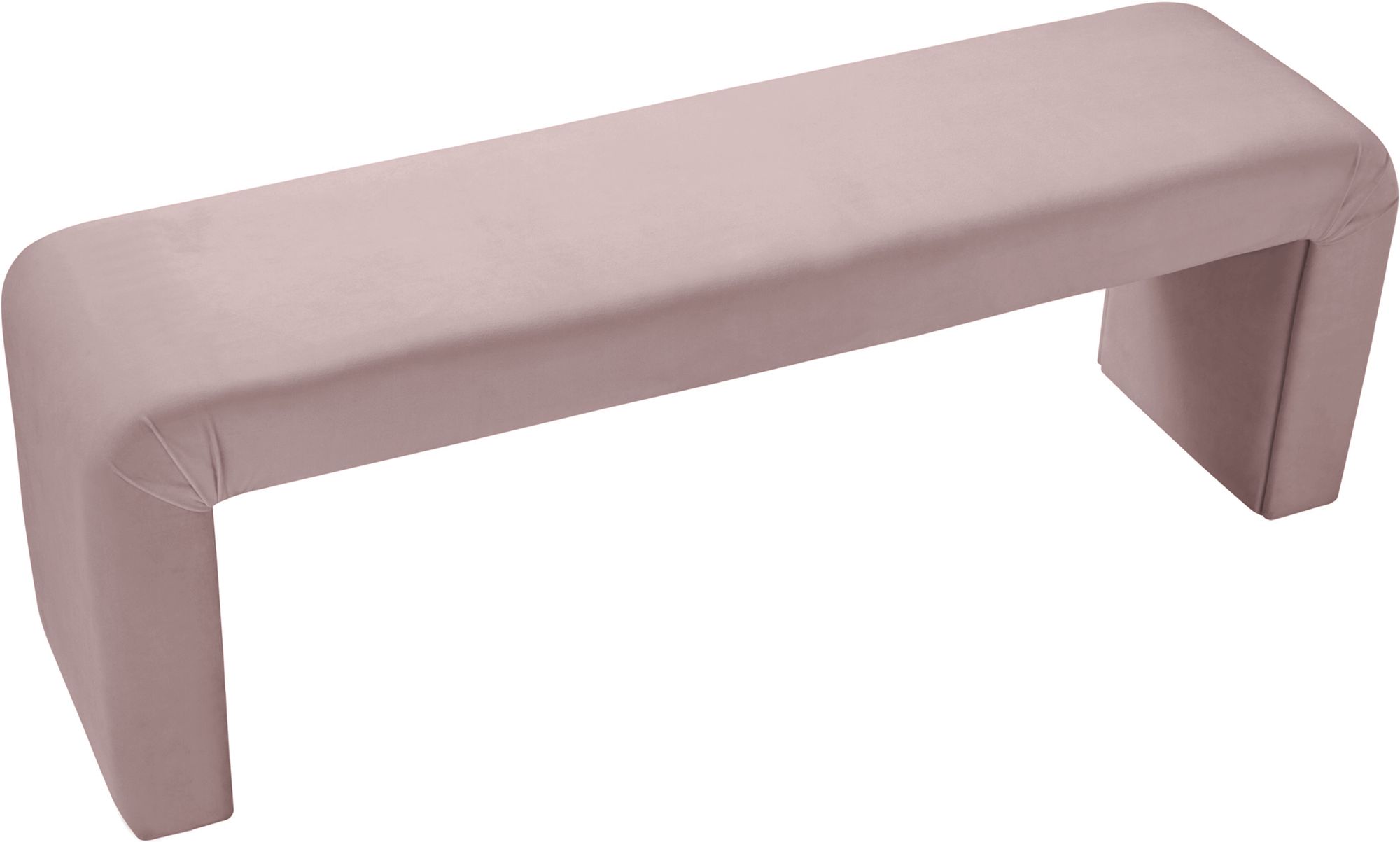 Minimalist Velvet Bench