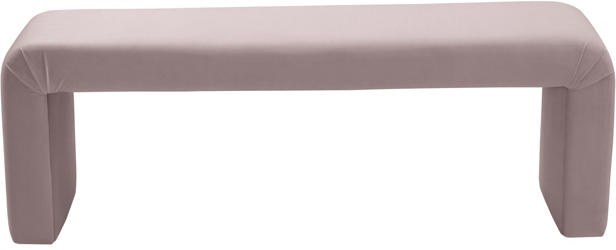 Minimalist Velvet Bench