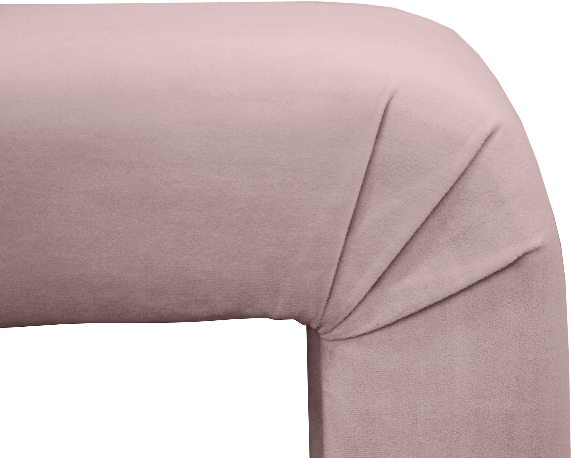 Minimalist Velvet Bench