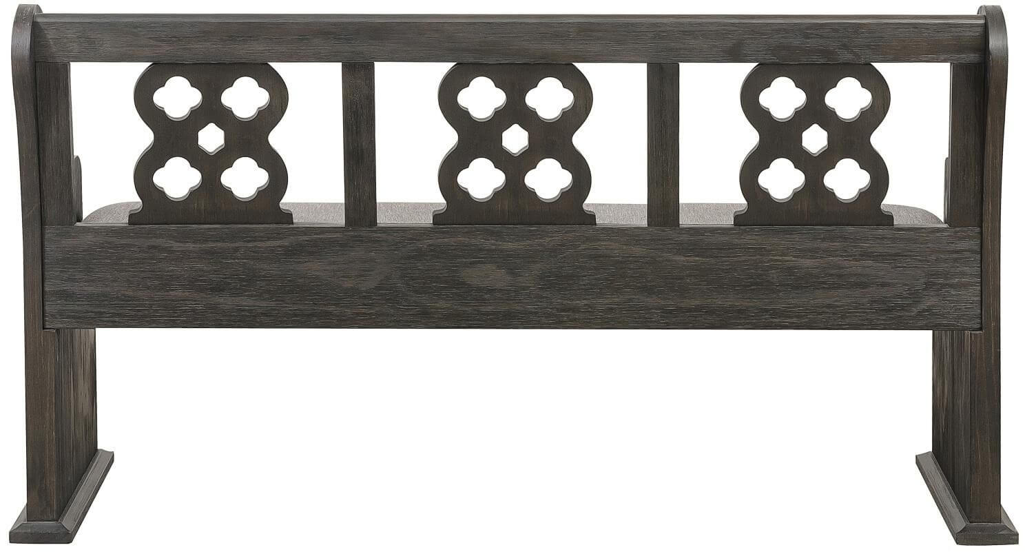 Arasina Traditional Fabric Dining Bench