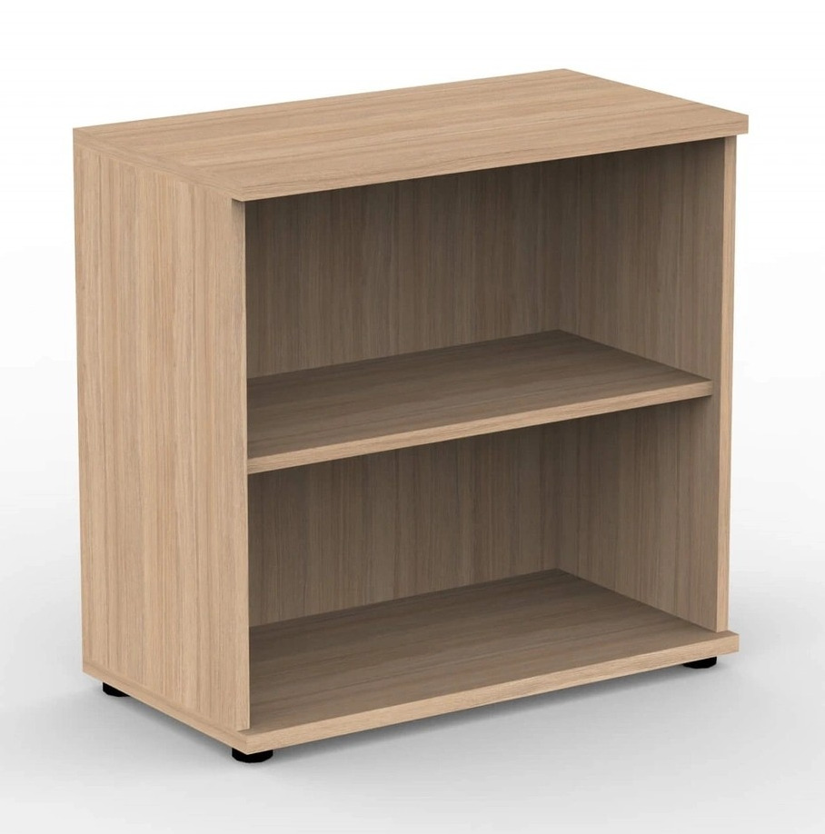 Uni Melamine Office Bookcase w/2 Shelves