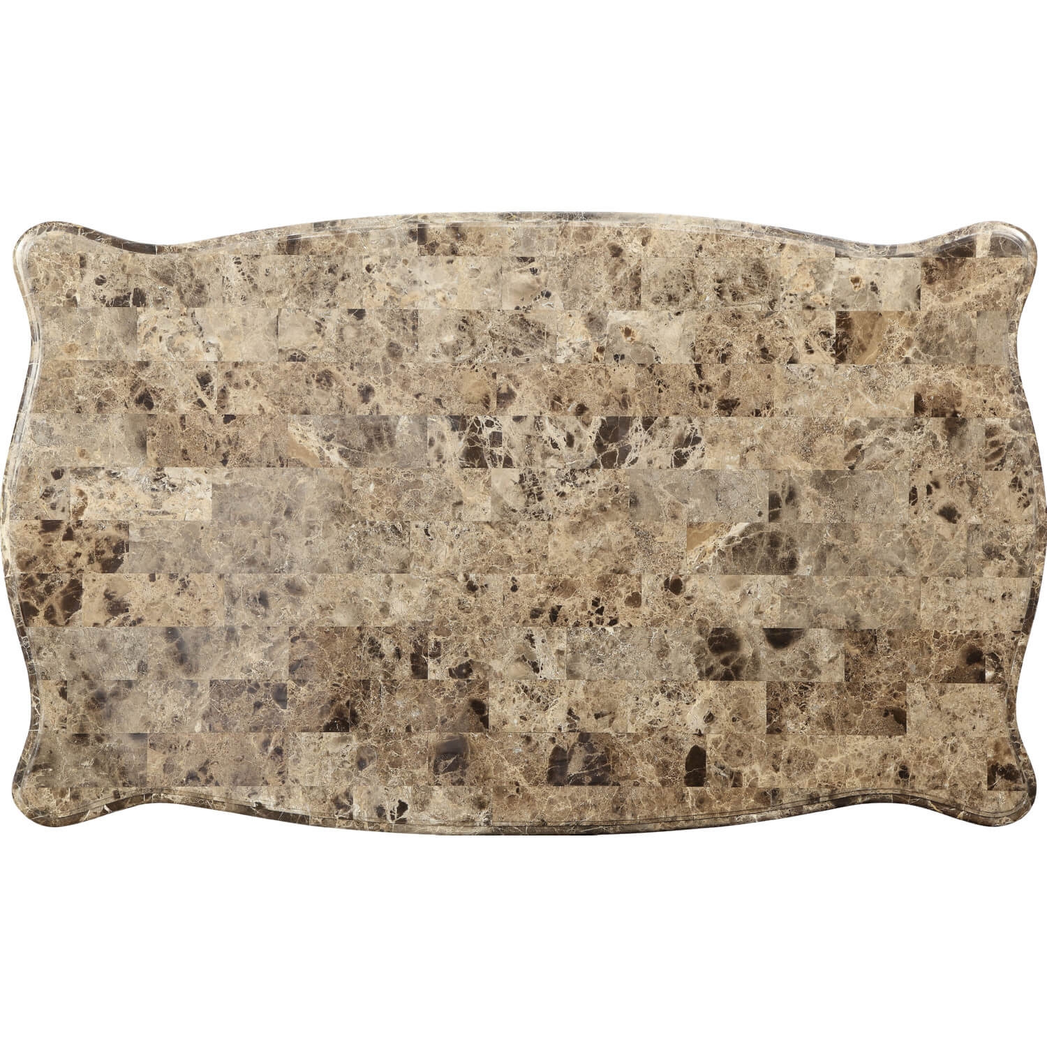 Shalisa Marble/Wood Rectangular Coffee Table Set