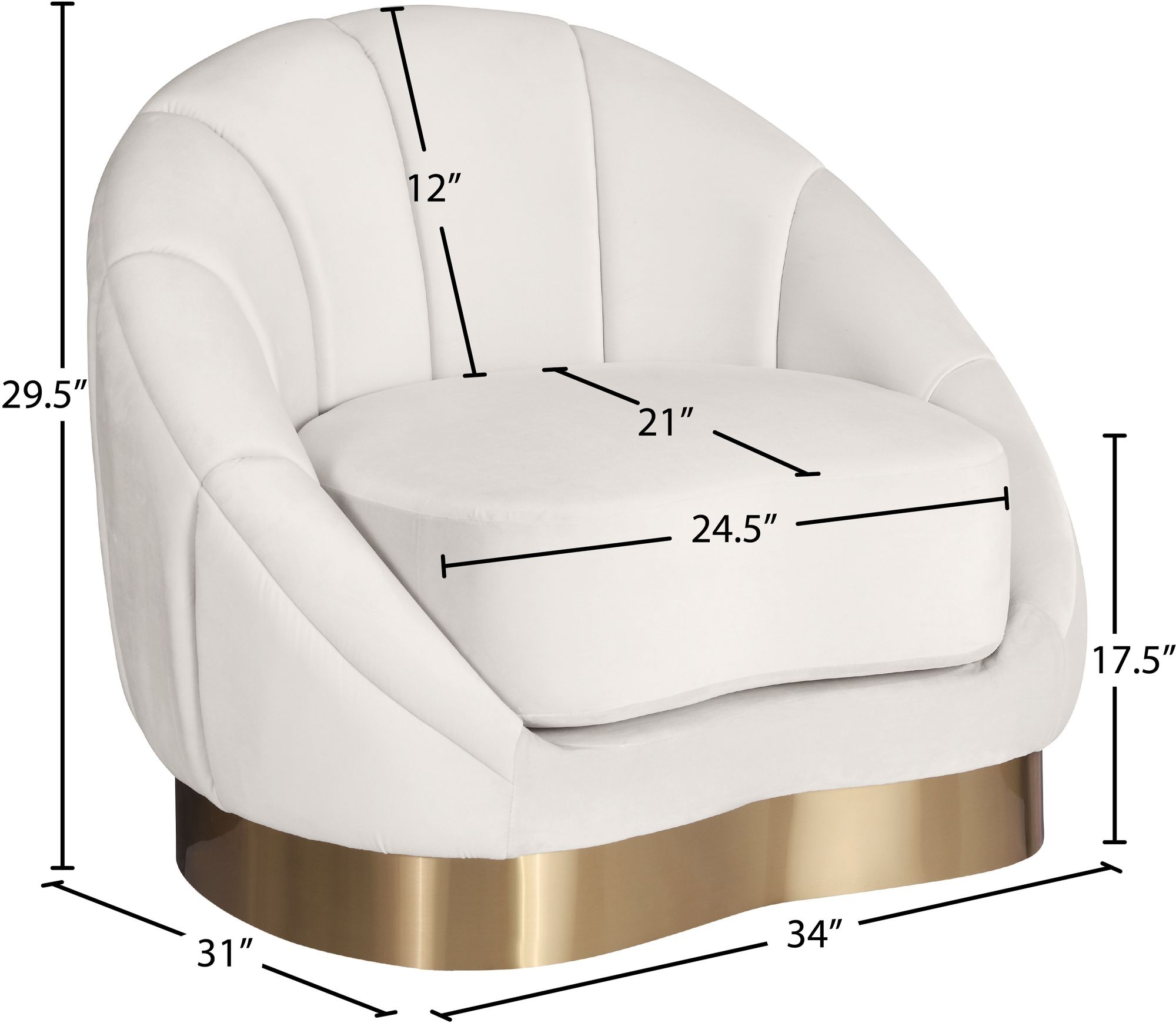 Shelly Velvet Chair