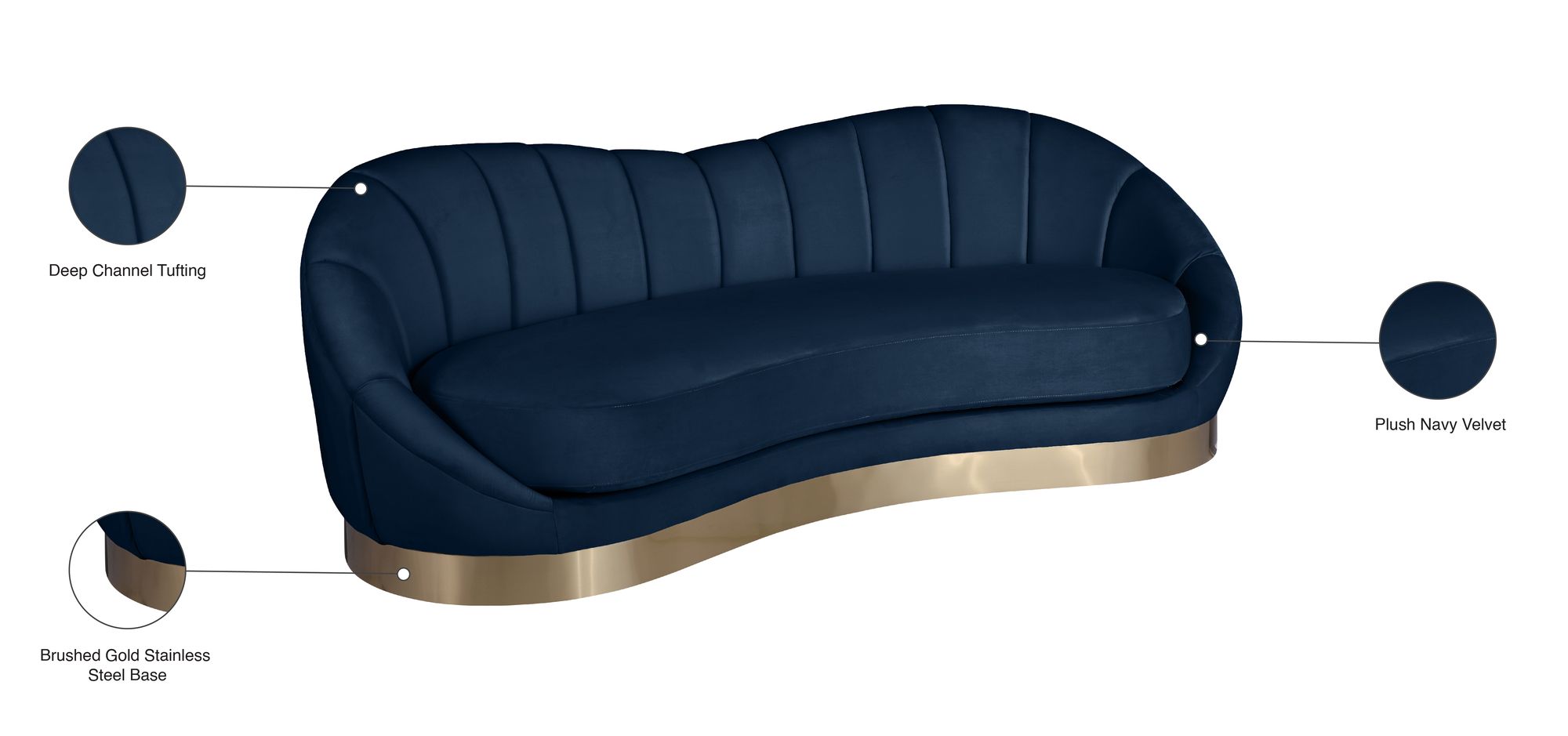 Shelly Velvet Sofa