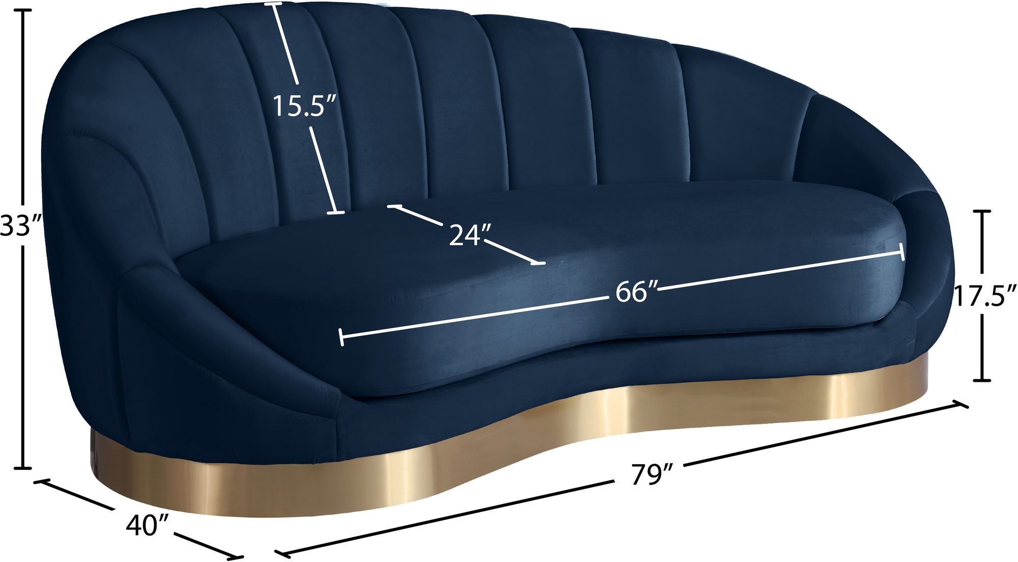 Shelly Velvet Chaise