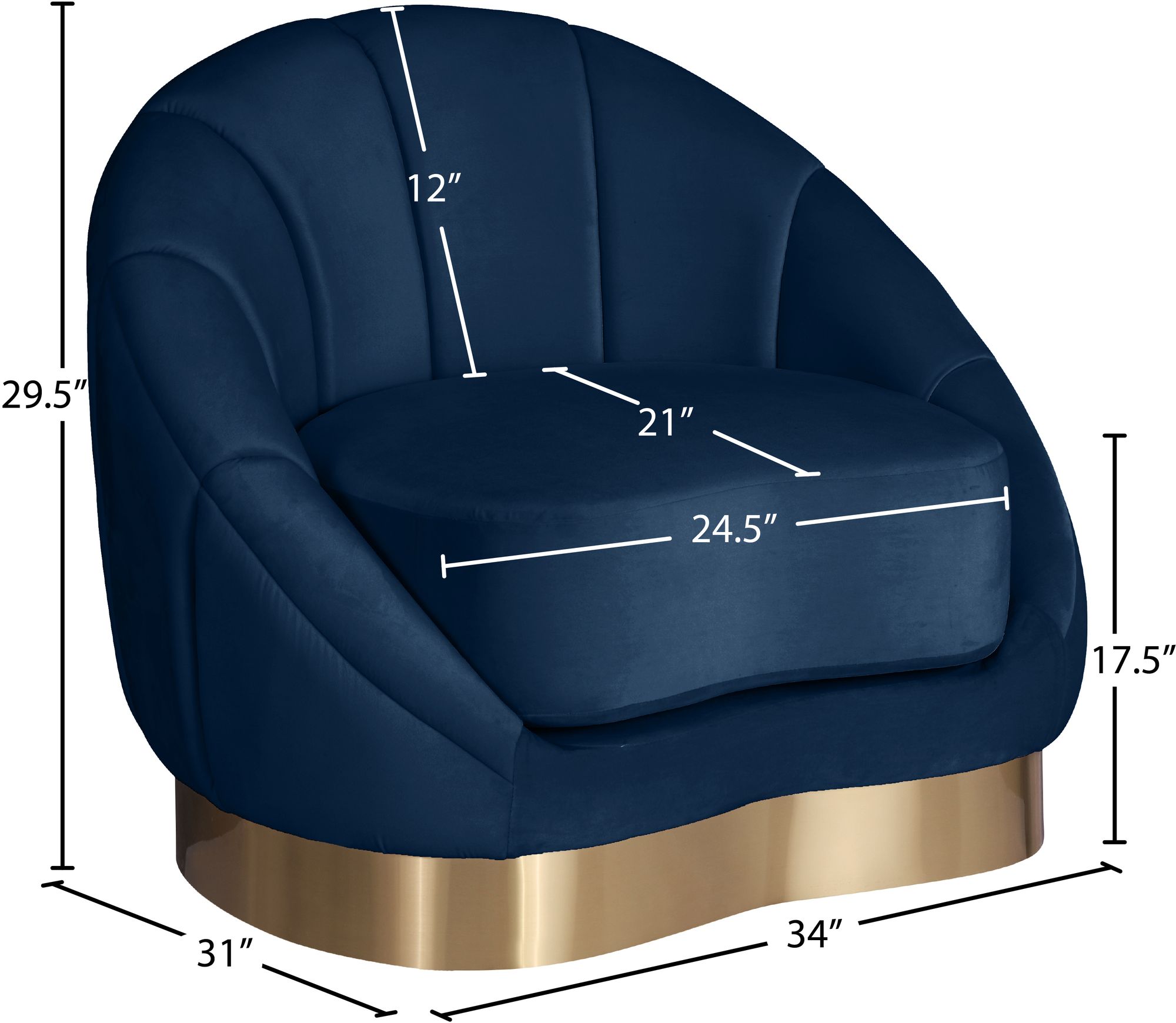 Shelly Velvet Chair