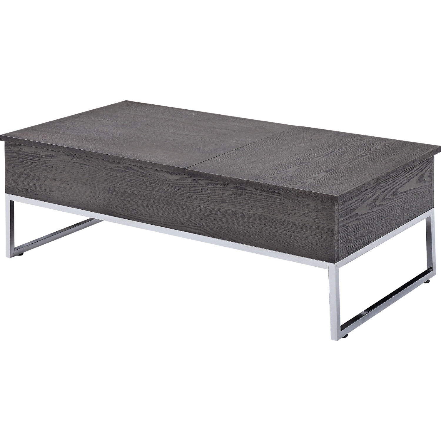Iban Wood Rectangular Lift Top Storage Coffee Table Set