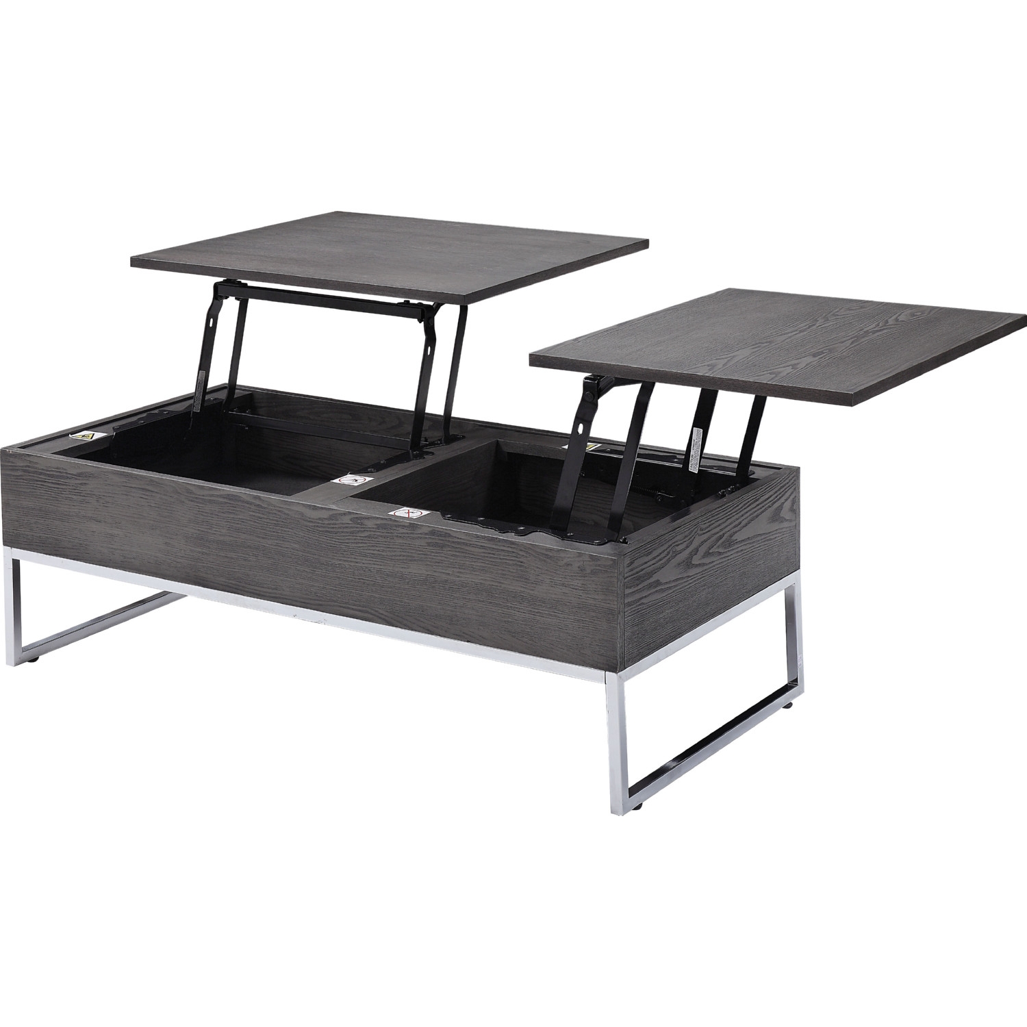 Iban Wood Rectangular Lift Top Storage Coffee Table