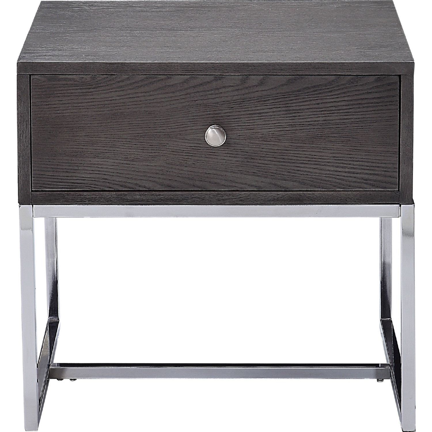 Iban Wood Sqaure Storage End Table w/Drawer