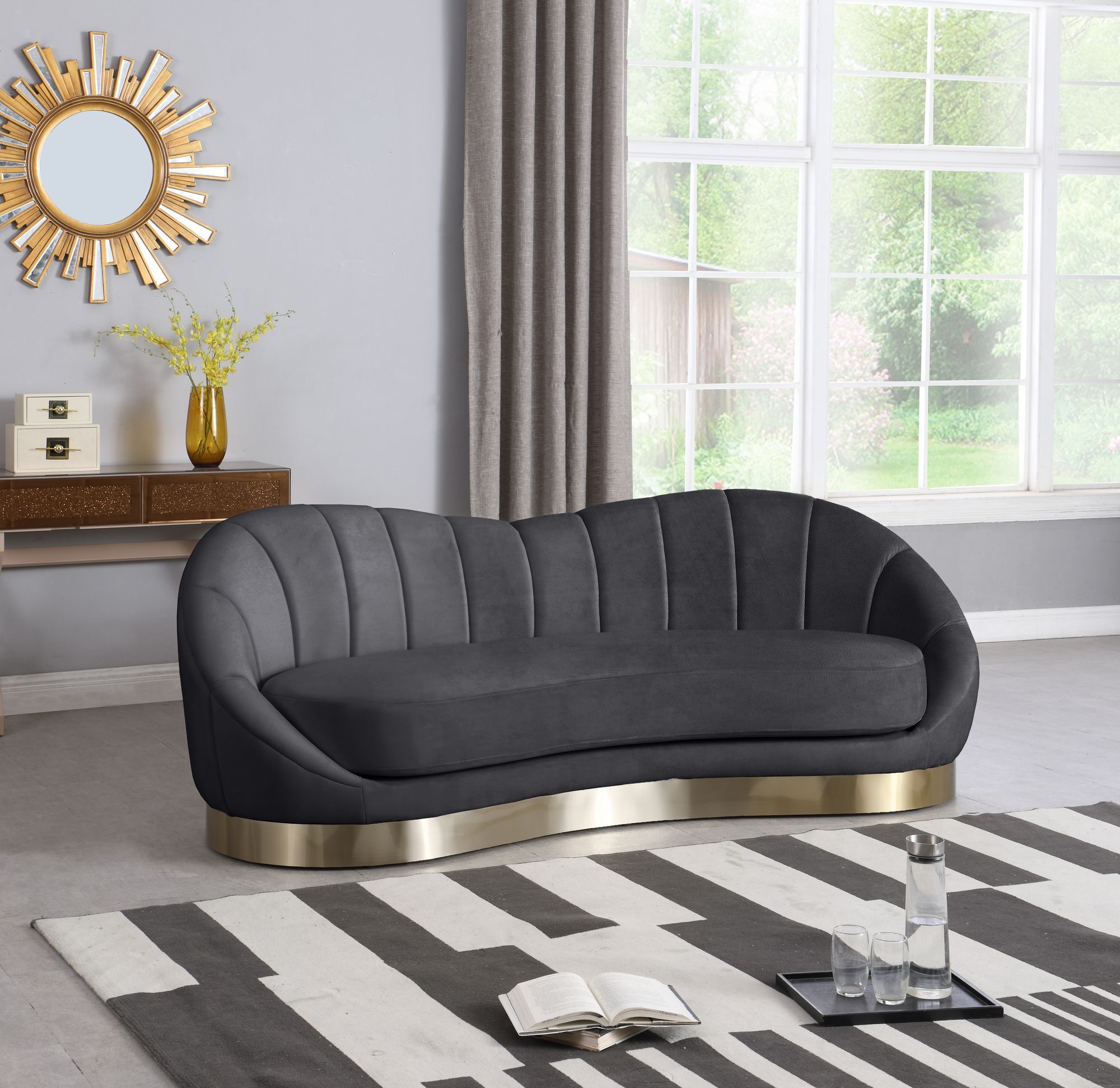 Shelly Velvet Sofa