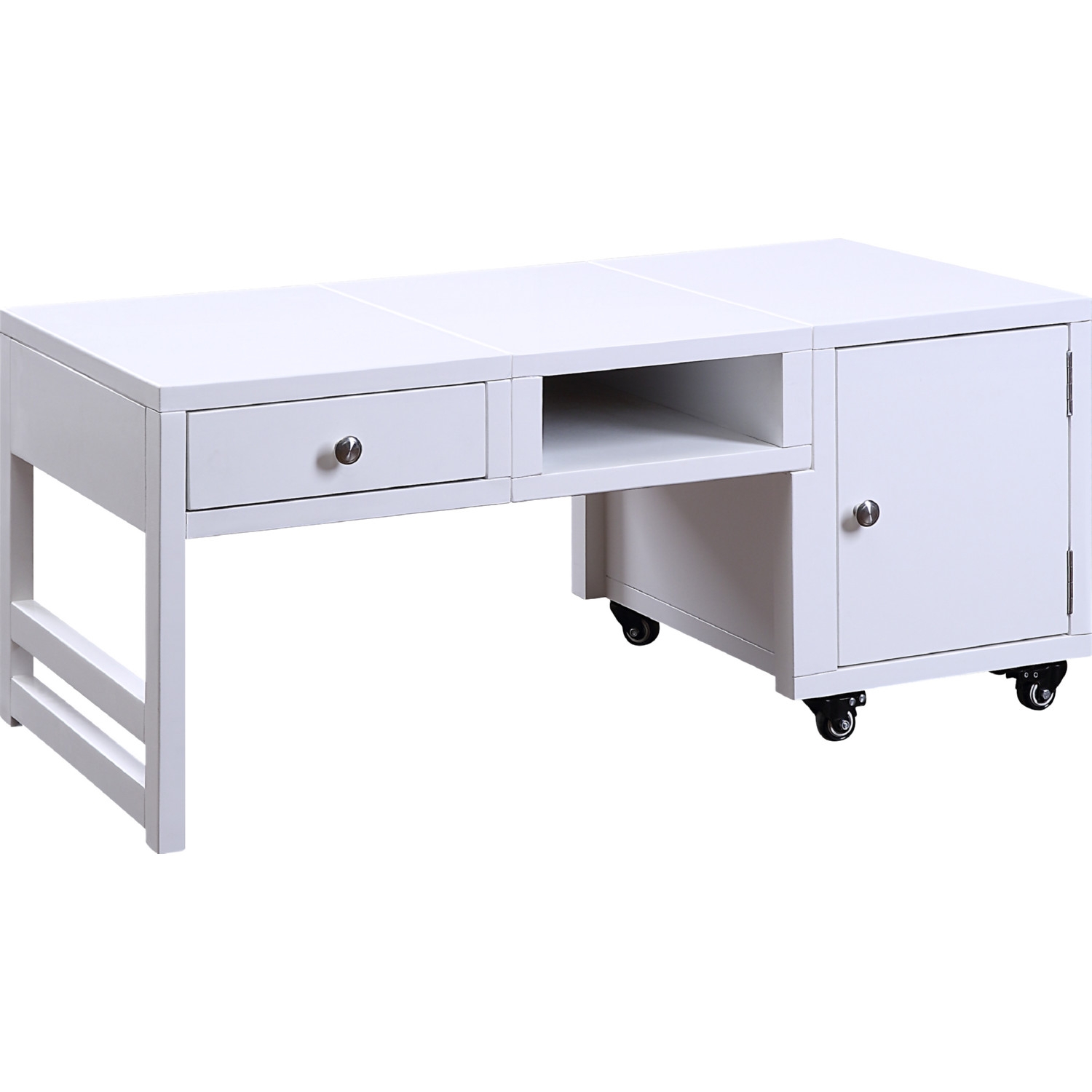 Machiko Wood Foldable Storage Coffee Table