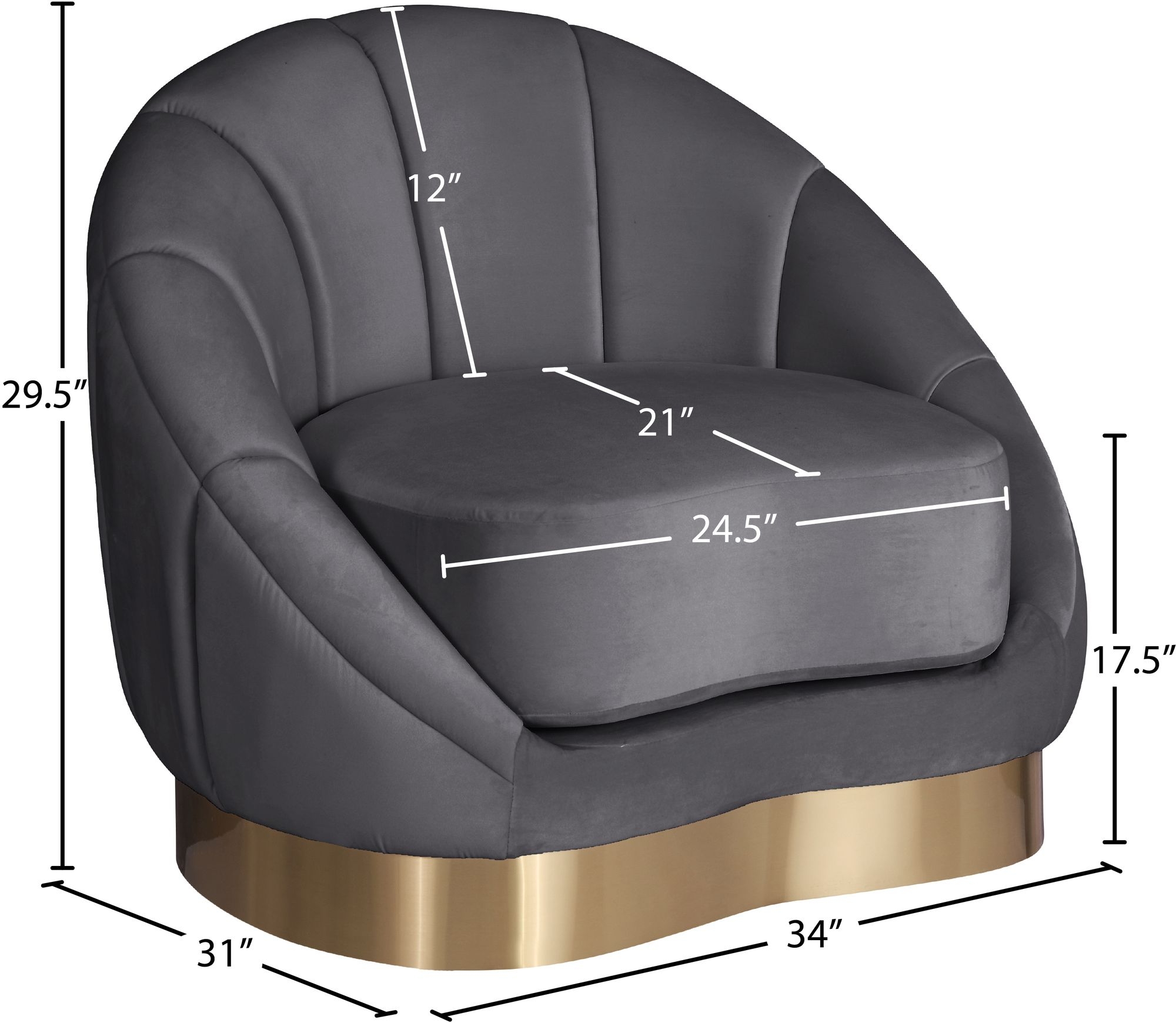 Shelly Velvet Chair