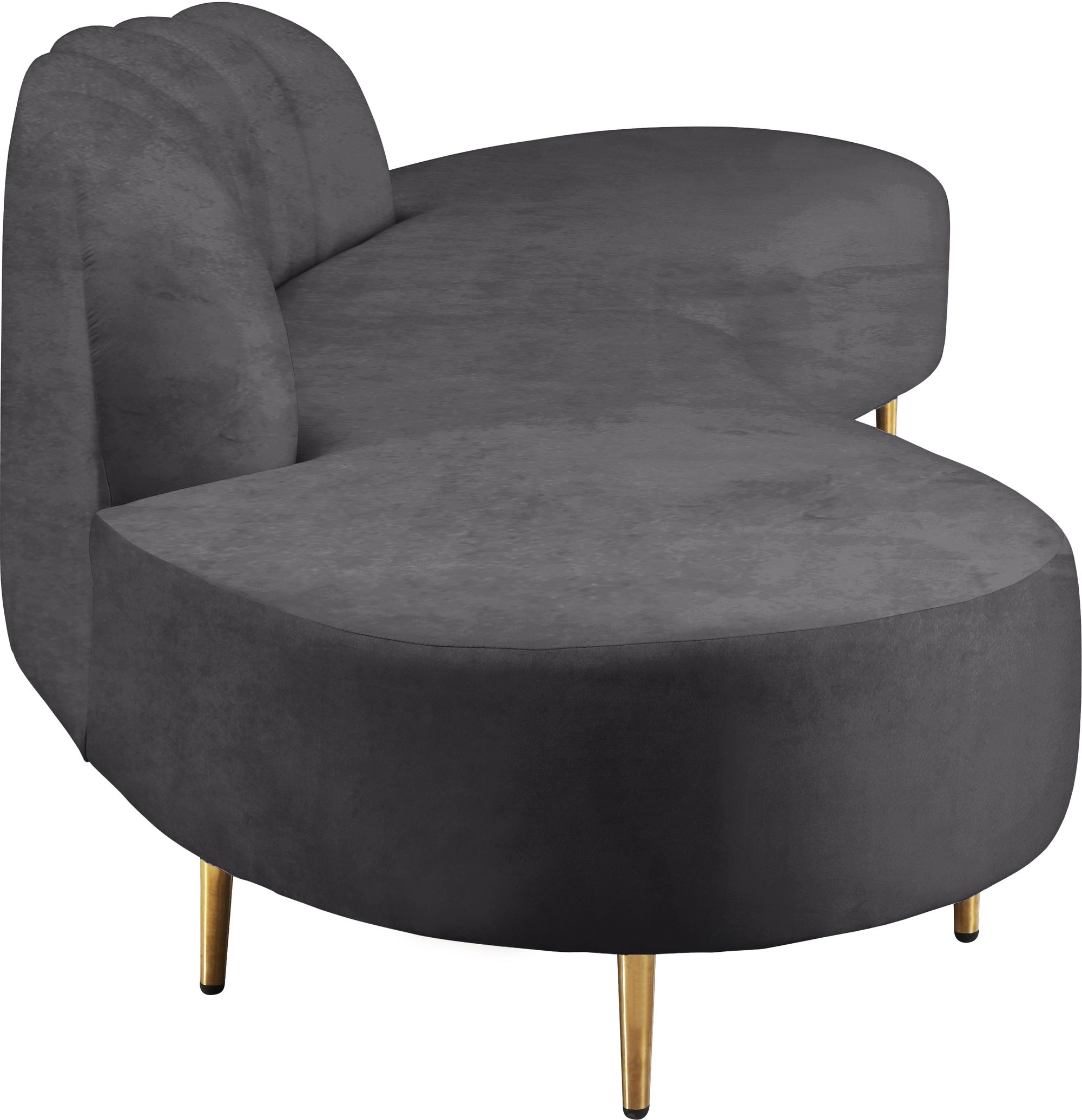 Divine 2-Piece Velvet Sectional