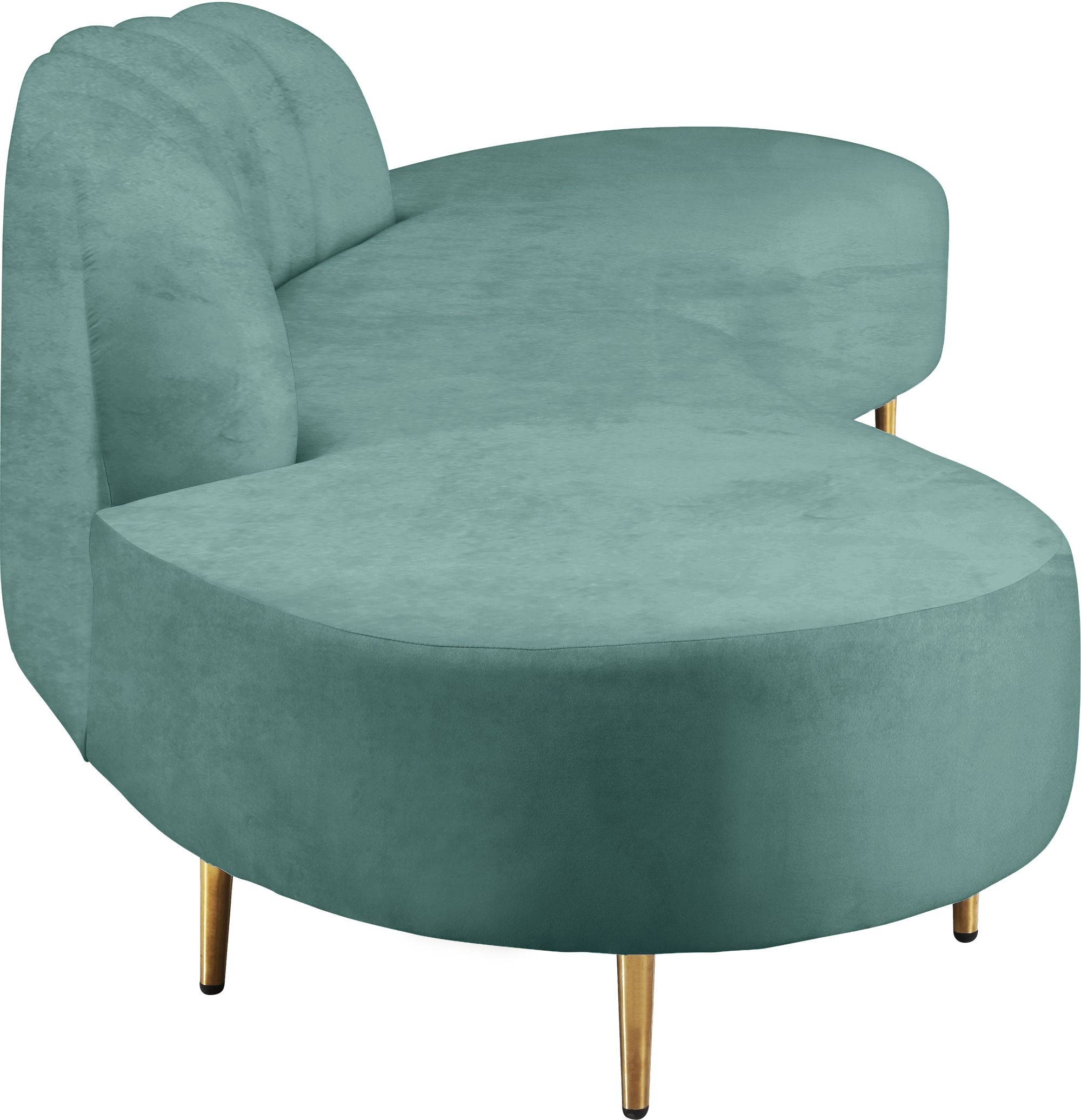 Divine 2-Piece Velvet Sectional