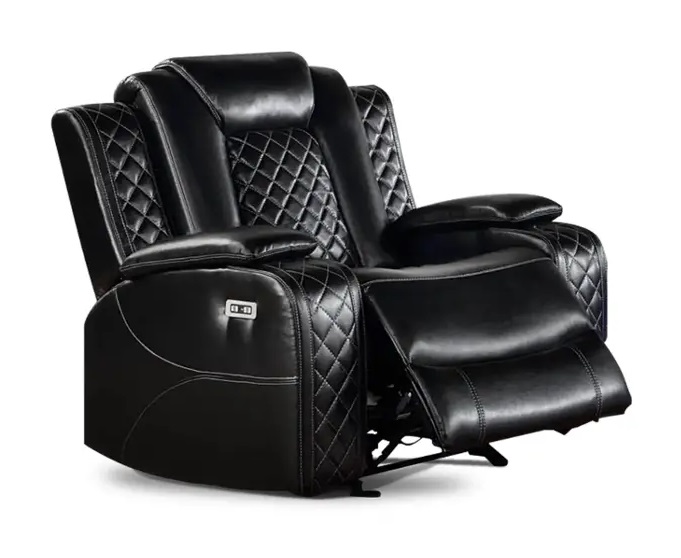SM Vail Power Reclining Living Room Set w/LED Lighting