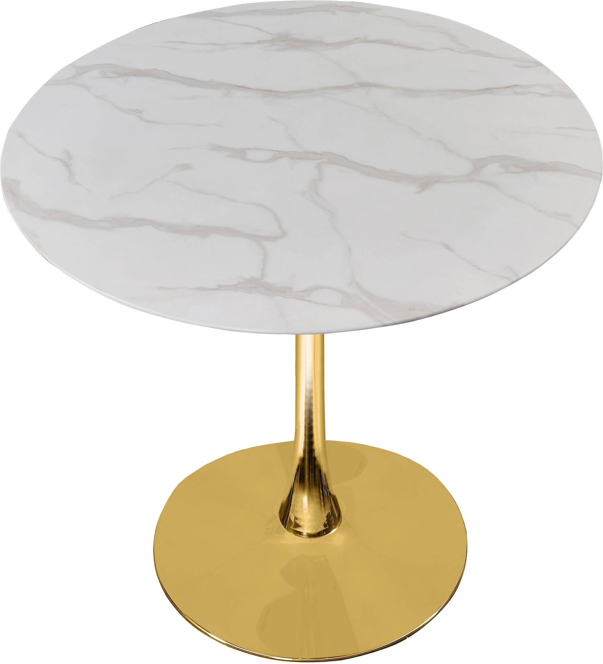 Tulip 36" Round Glass Dining Table