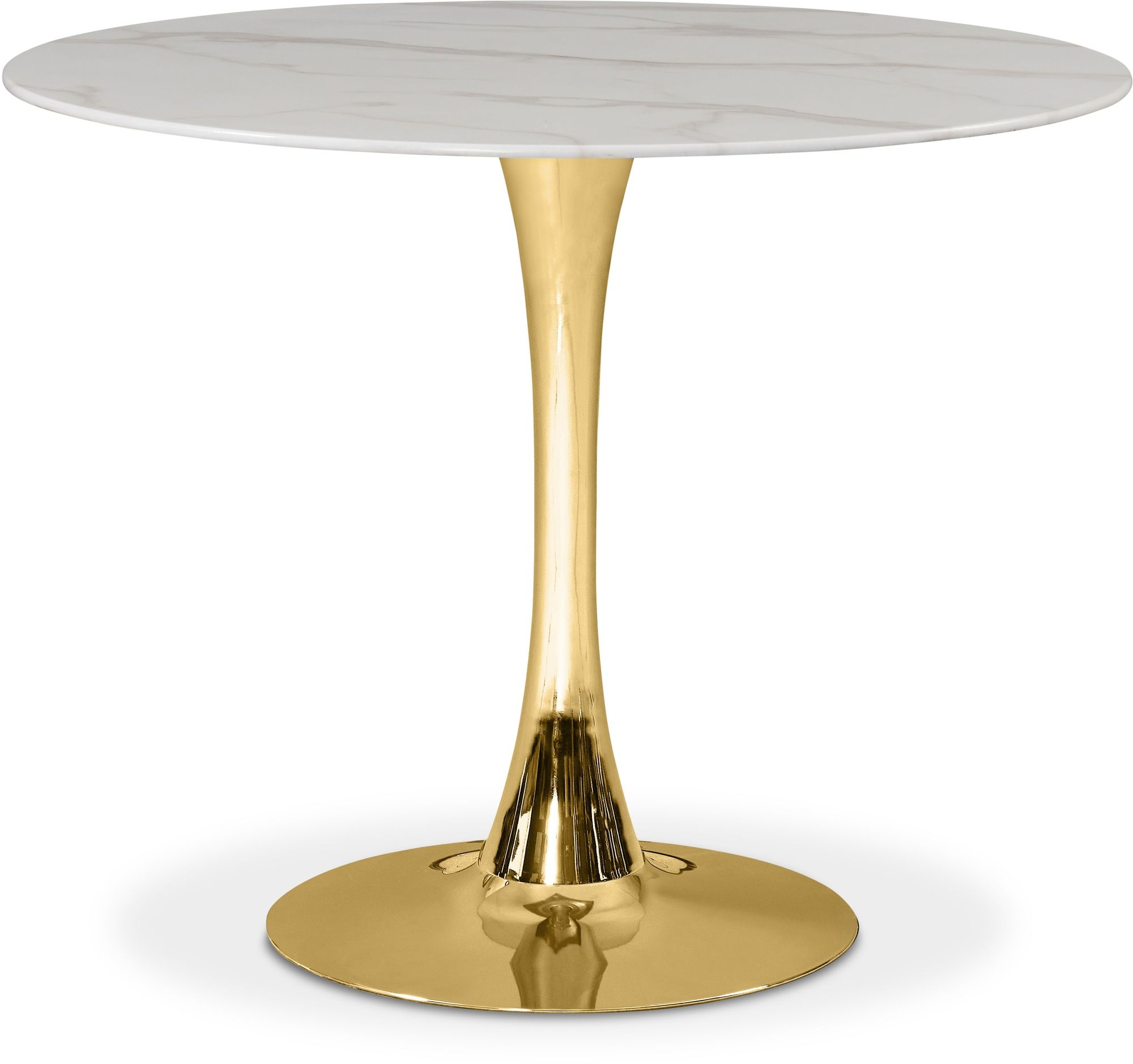 Tulip 36" Round Glass Dining Table