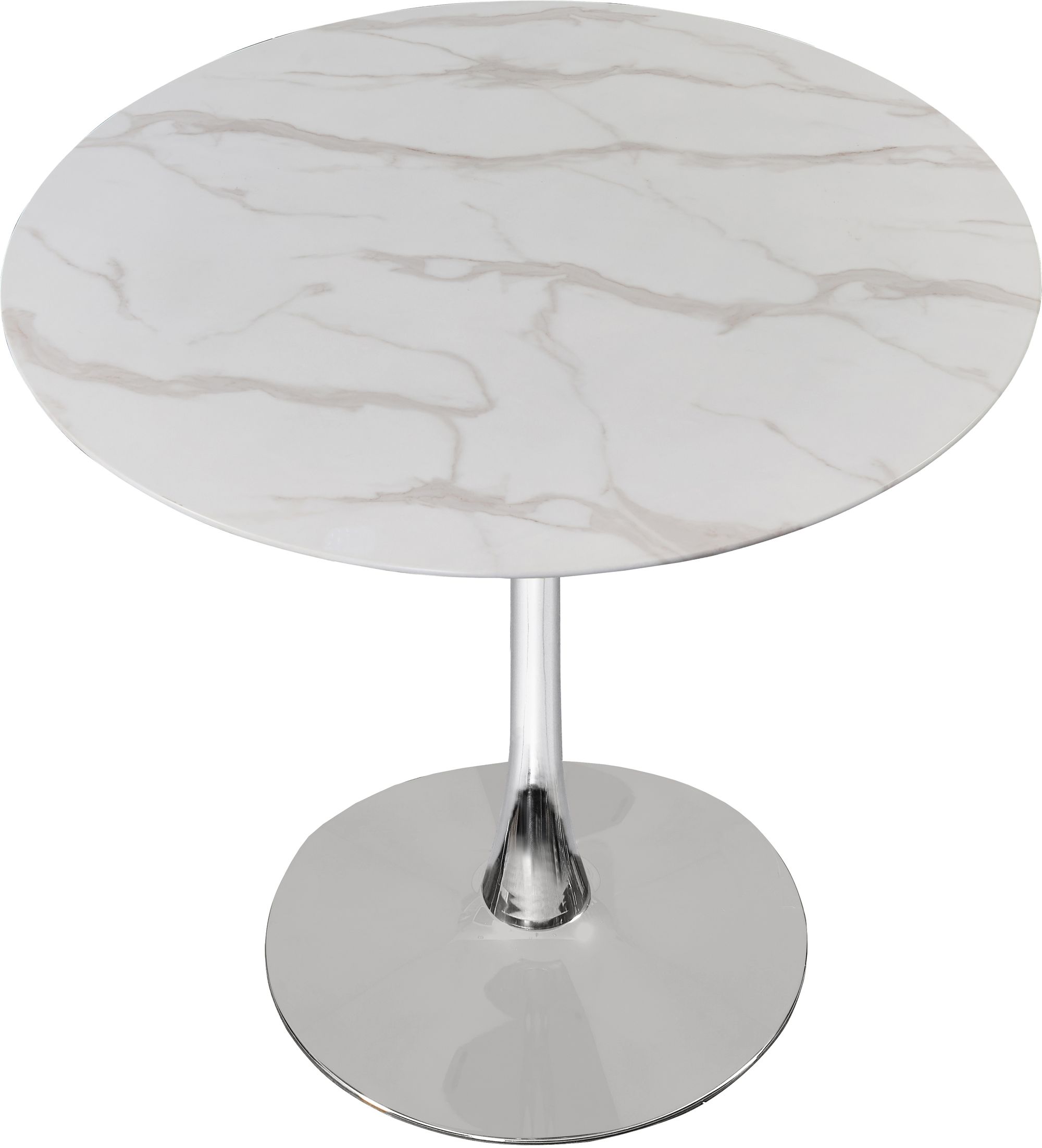 Tulip 36" Round Glass Dining Table