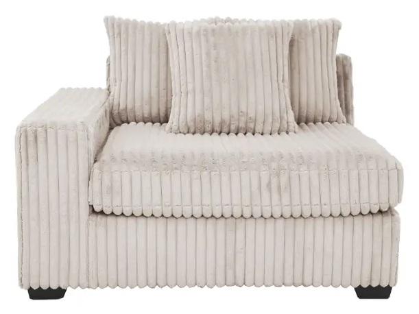 SM Atlas Fabric Jumbo Corduroy Modular Sectional Sofa