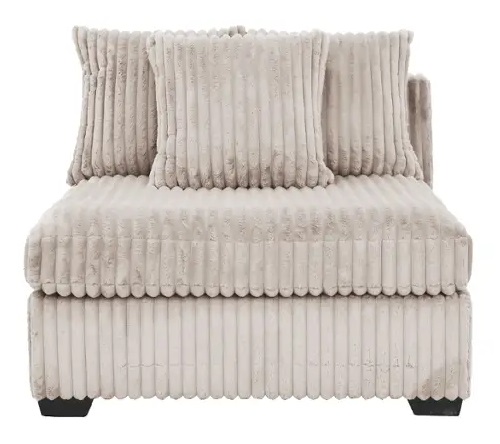 SM Atlas Fabric Jumbo Corduroy Modular Sectional Sofa