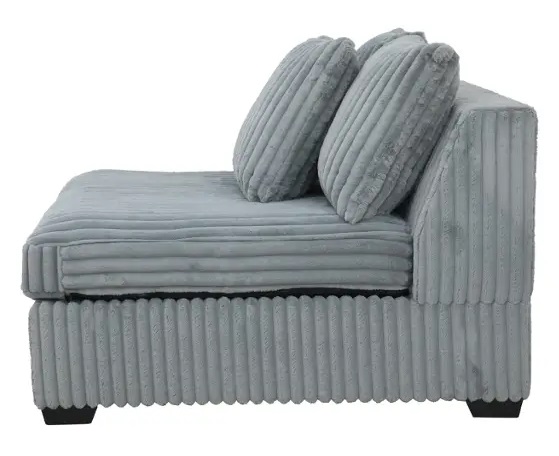 SM Atlas Fabric Jumbo Corduroy Modular Sectional Sofa