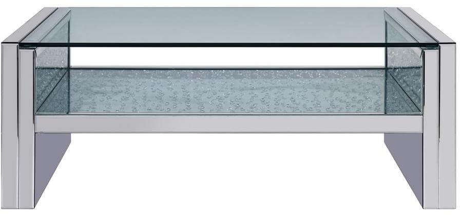 Nysa Mirrored/Faux Diamonds Coffee Table