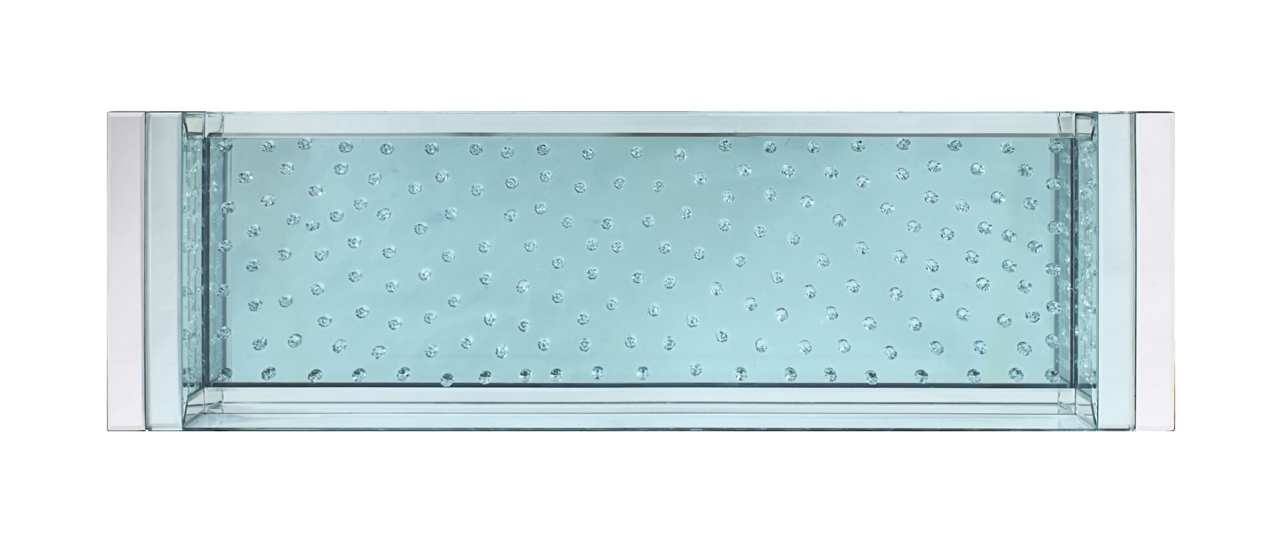 Nysa 81473 Mirrored/Faux Crystals Sofa Table