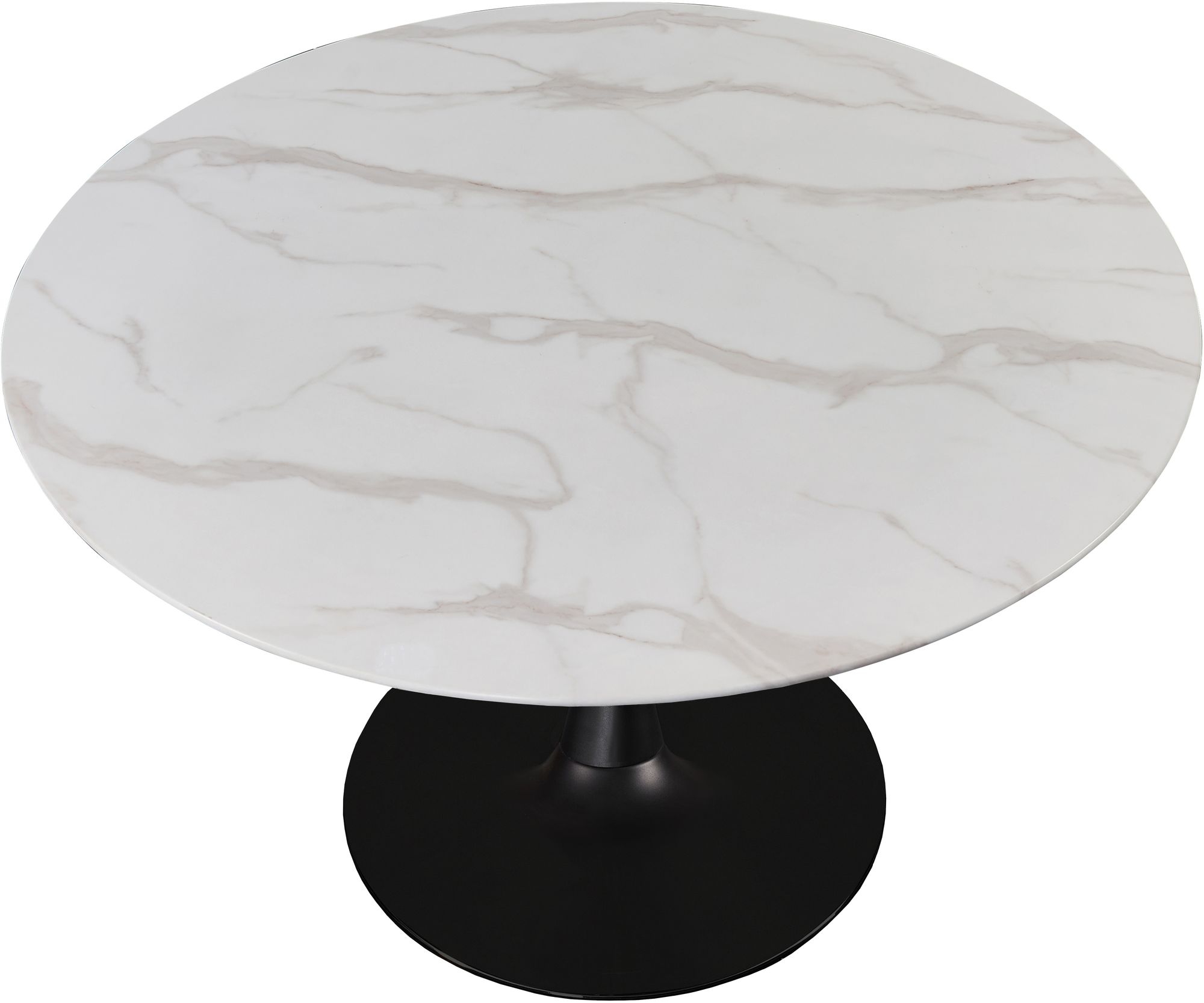 Tulip 48" Round Glass Dining Table