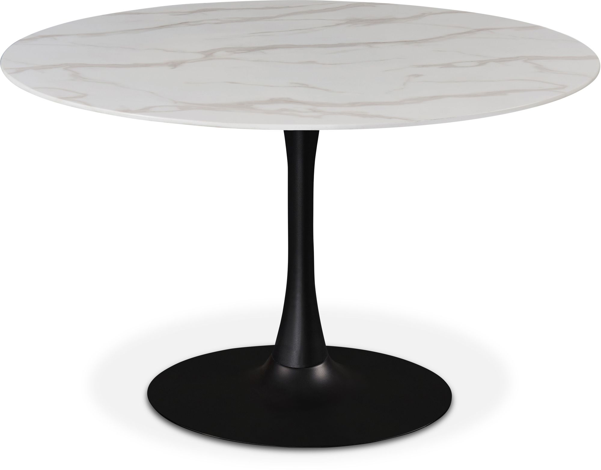 Tulip 48" Round Glass Dining Table