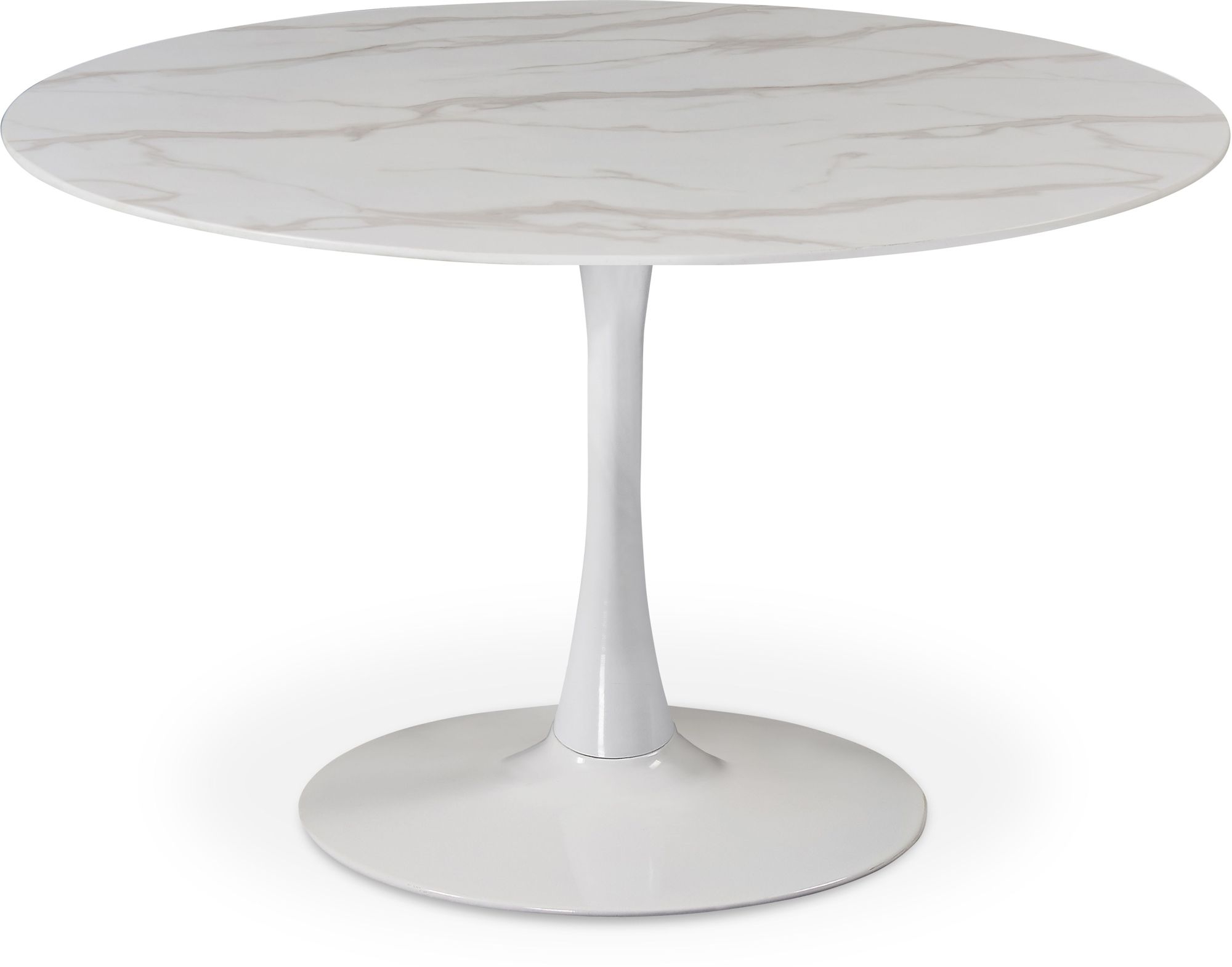 Tulip 48" Round Glass Dining Table