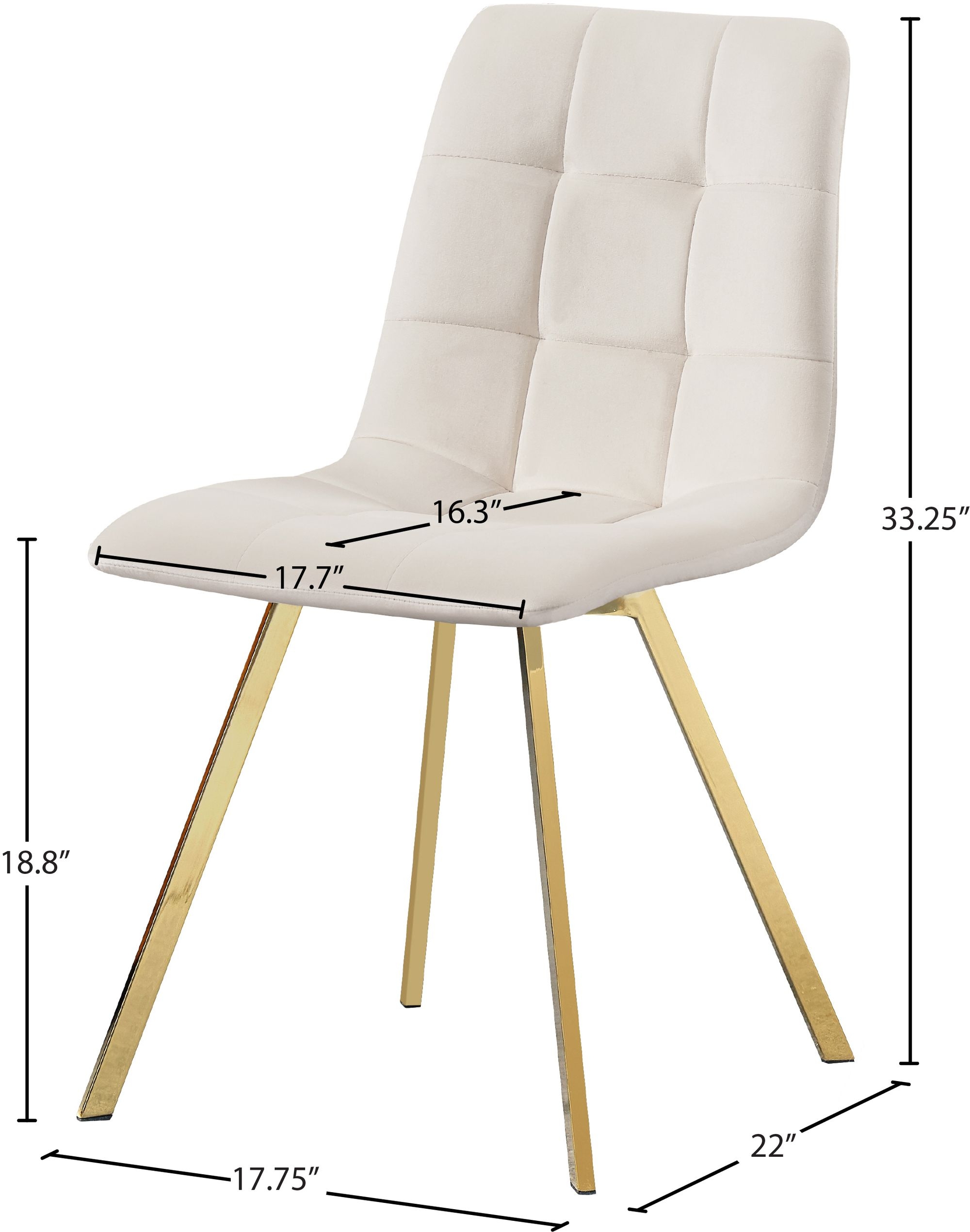 Annie Velvet Dining Chair