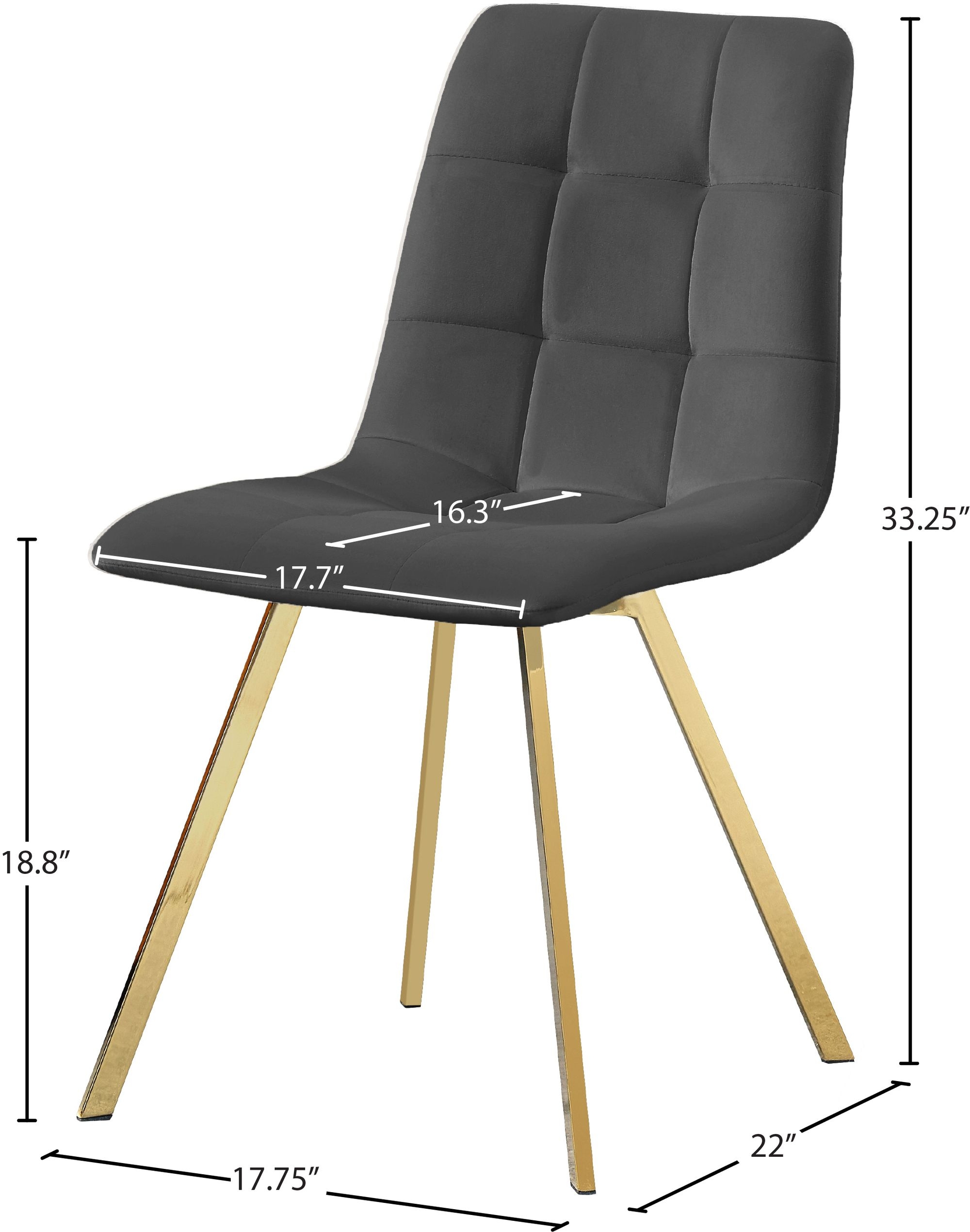 Annie Velvet Dining Chair
