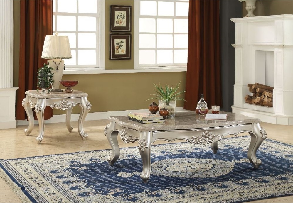 Bently Fabric Tufted Living Room Set