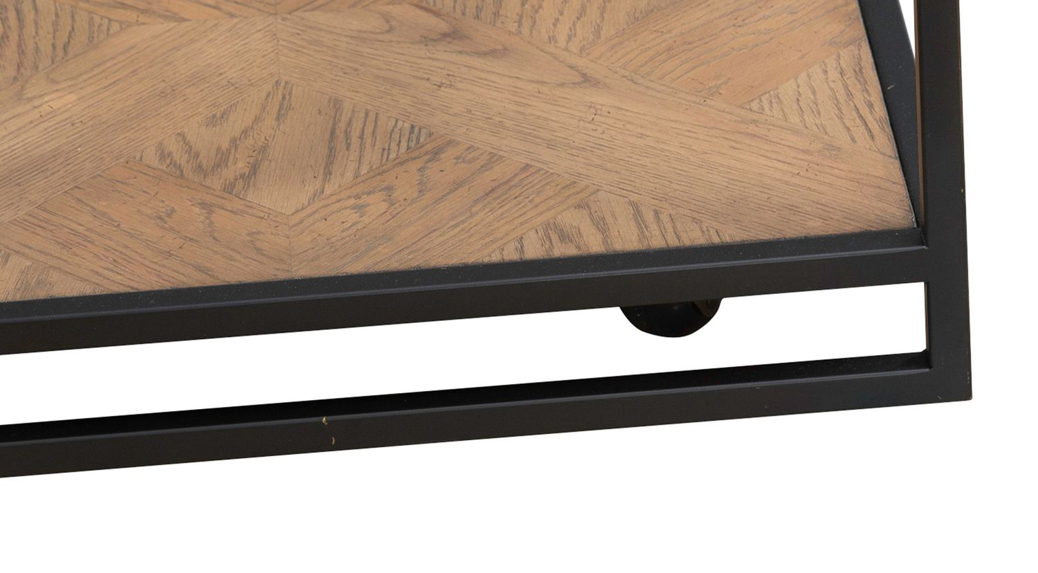 Bedford Rectangular Glass/Metal/MDF Cocktail Table