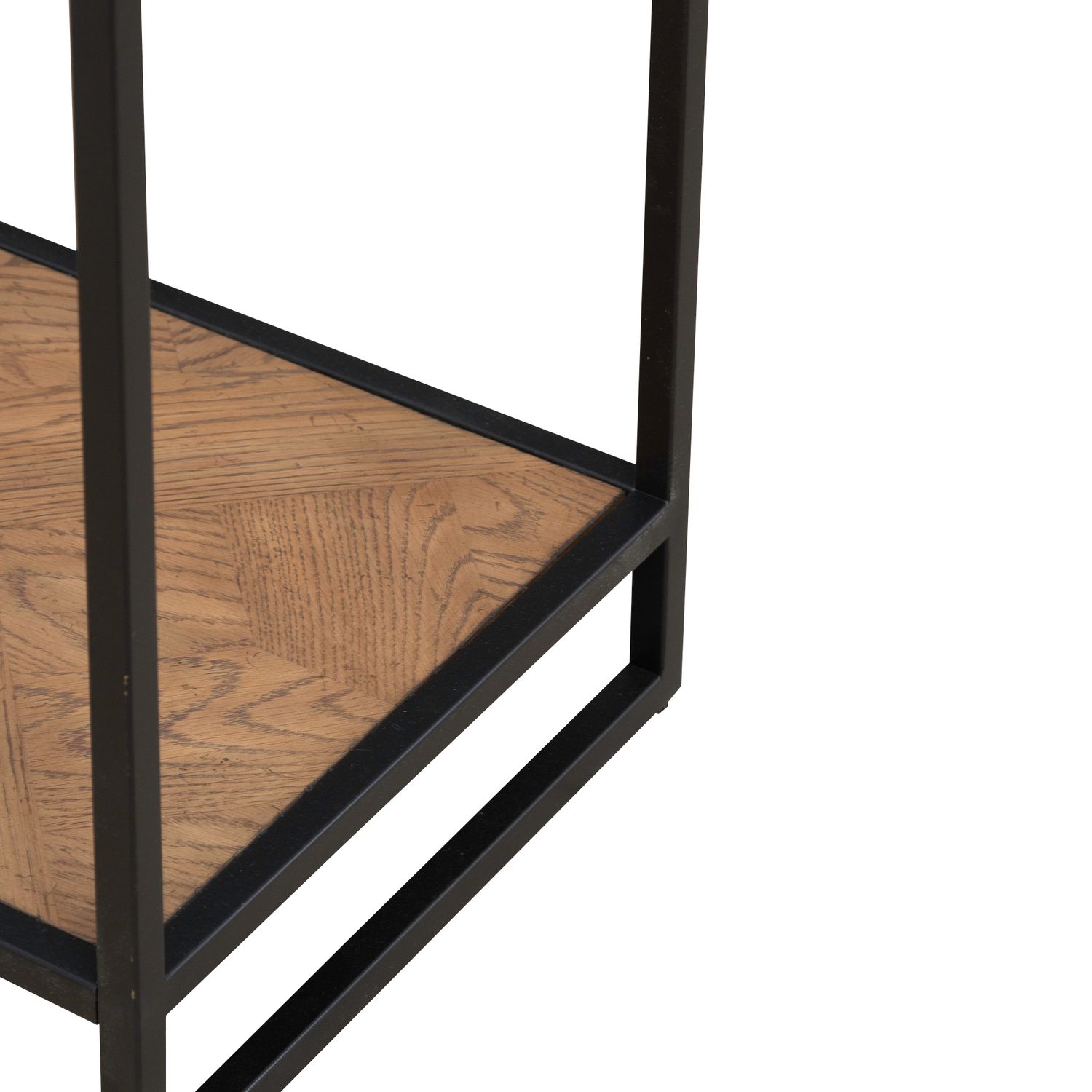 Bedford 3-Piece Glass & Wood Cocktail Table Set | Weathered Oak
